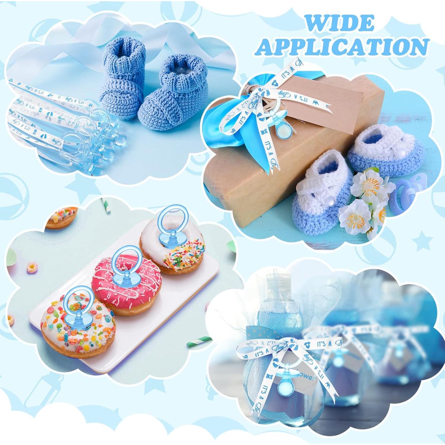 36 Pcs Chupetes Acrílicos Baby Shower Coume - Decoración Fiesta