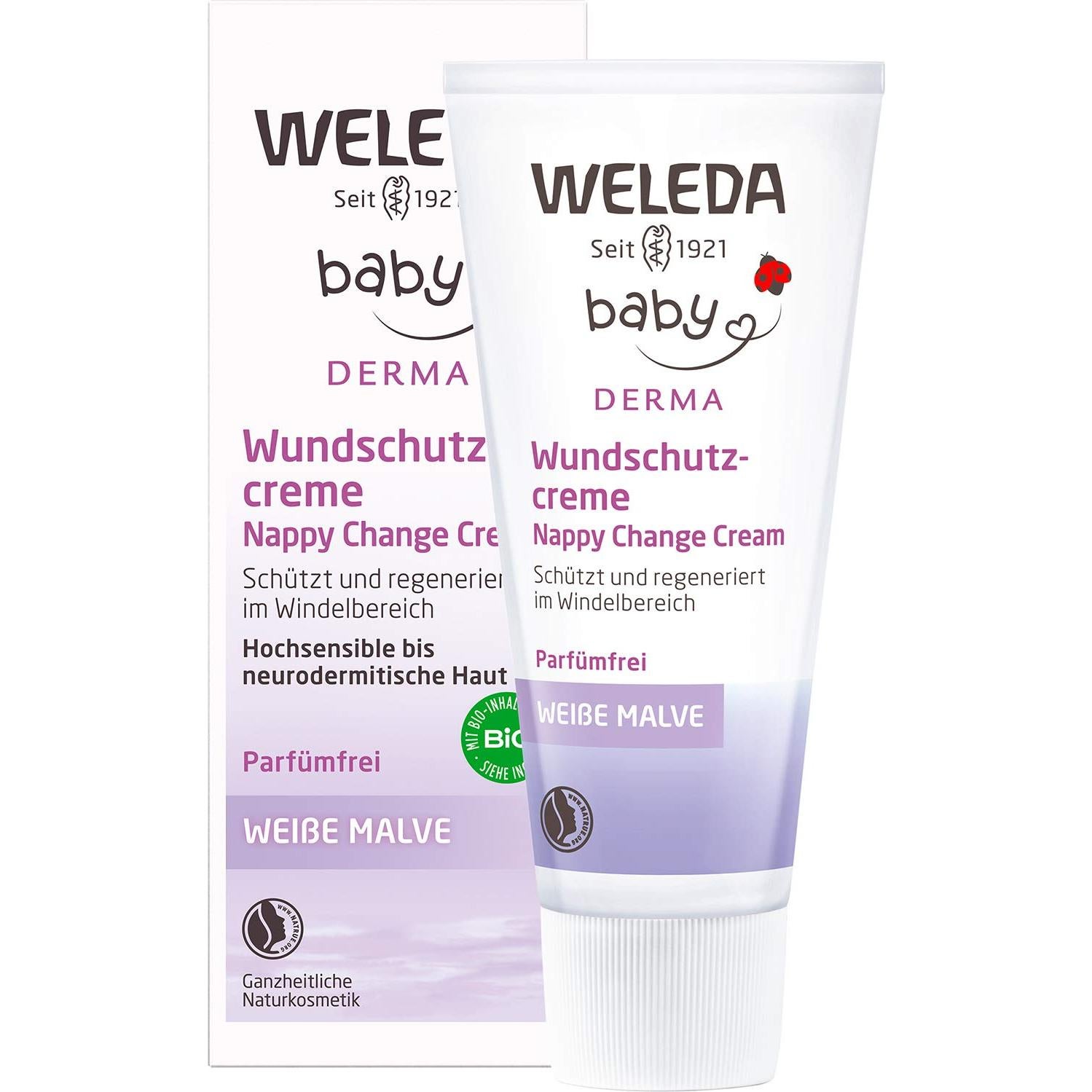 Crema para Pañales Weleda Baby White Mallow 50 ml Sin Fragancia