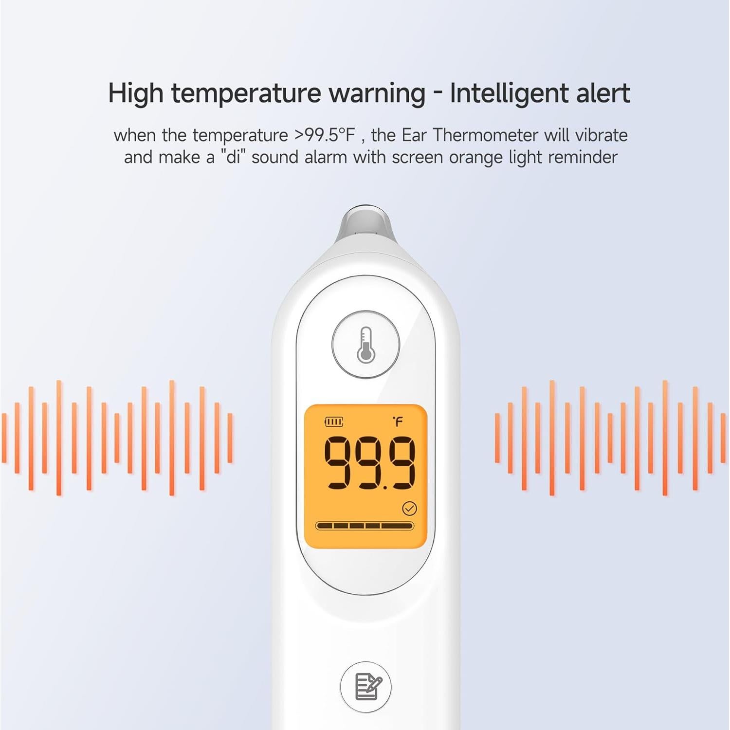 Termómetro Digital de Oído Yuwell YHT101 para Adultos y Niños