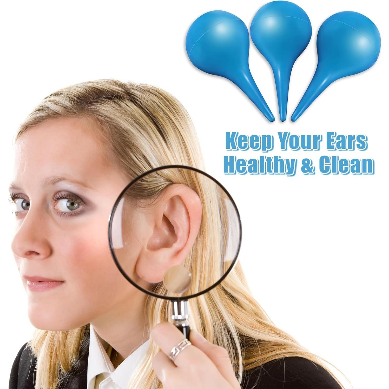 Jeringas de Bulbo Manual Nuanchu 30 ml para Oídos - 6 Paquetes