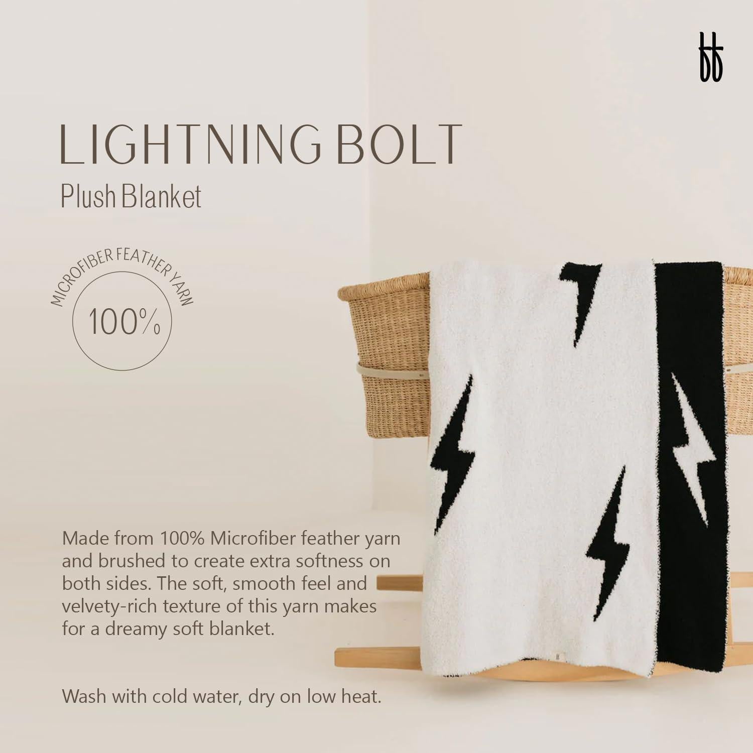 Manta de Peluche para Bebés Forever French 114x114 cm Rayo