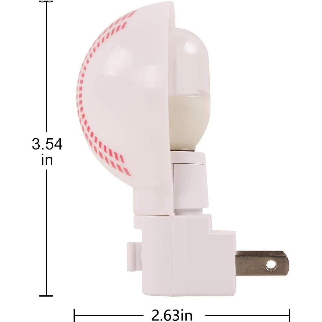 Luz Nocturna LED Omeet en Forma de Béisbol - Paquete de 2