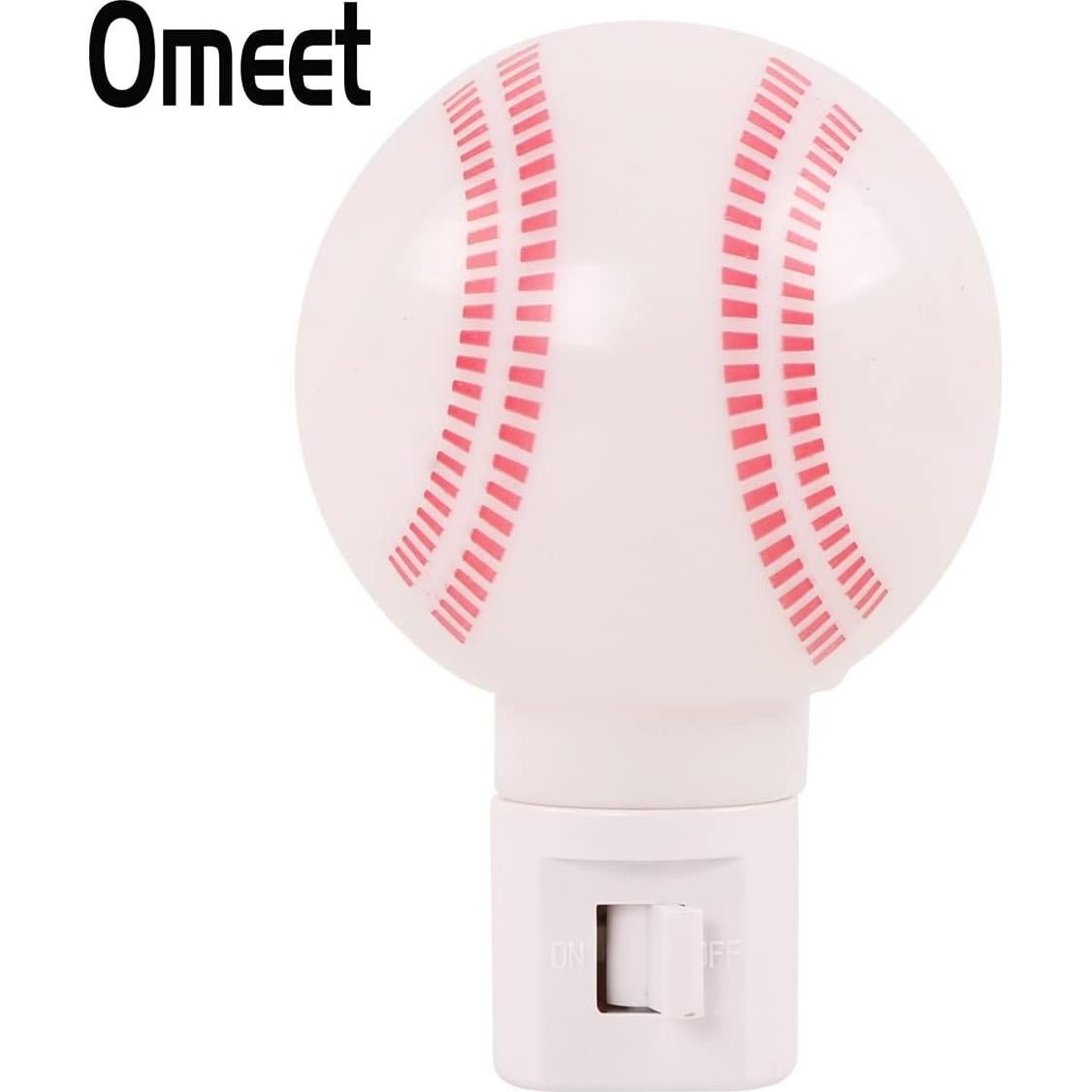 Luz Nocturna LED Omeet en Forma de Béisbol - Paquete de 2