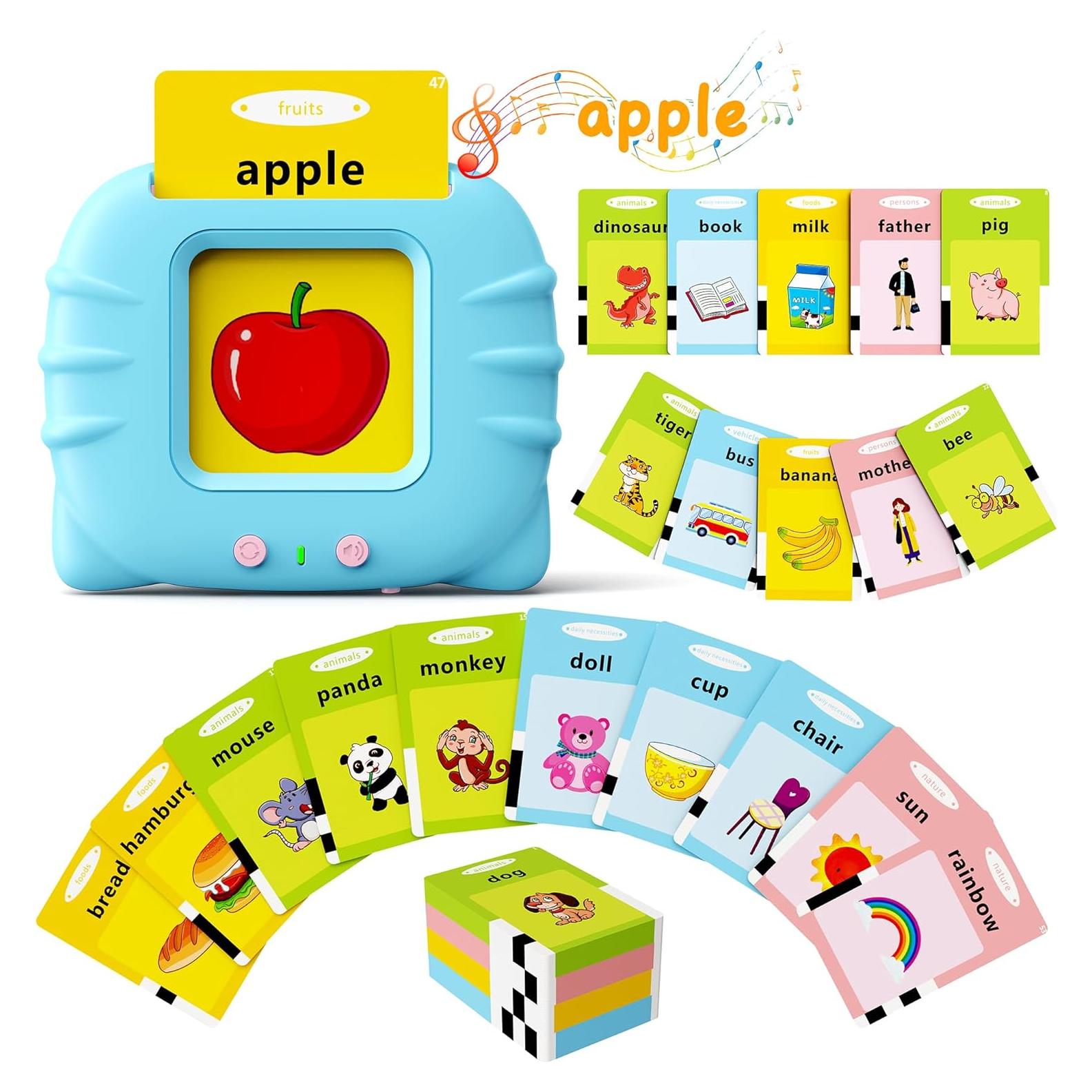 Tarjetas de Flash que Hablan Bravokids 224 Palabras 1-6 Años