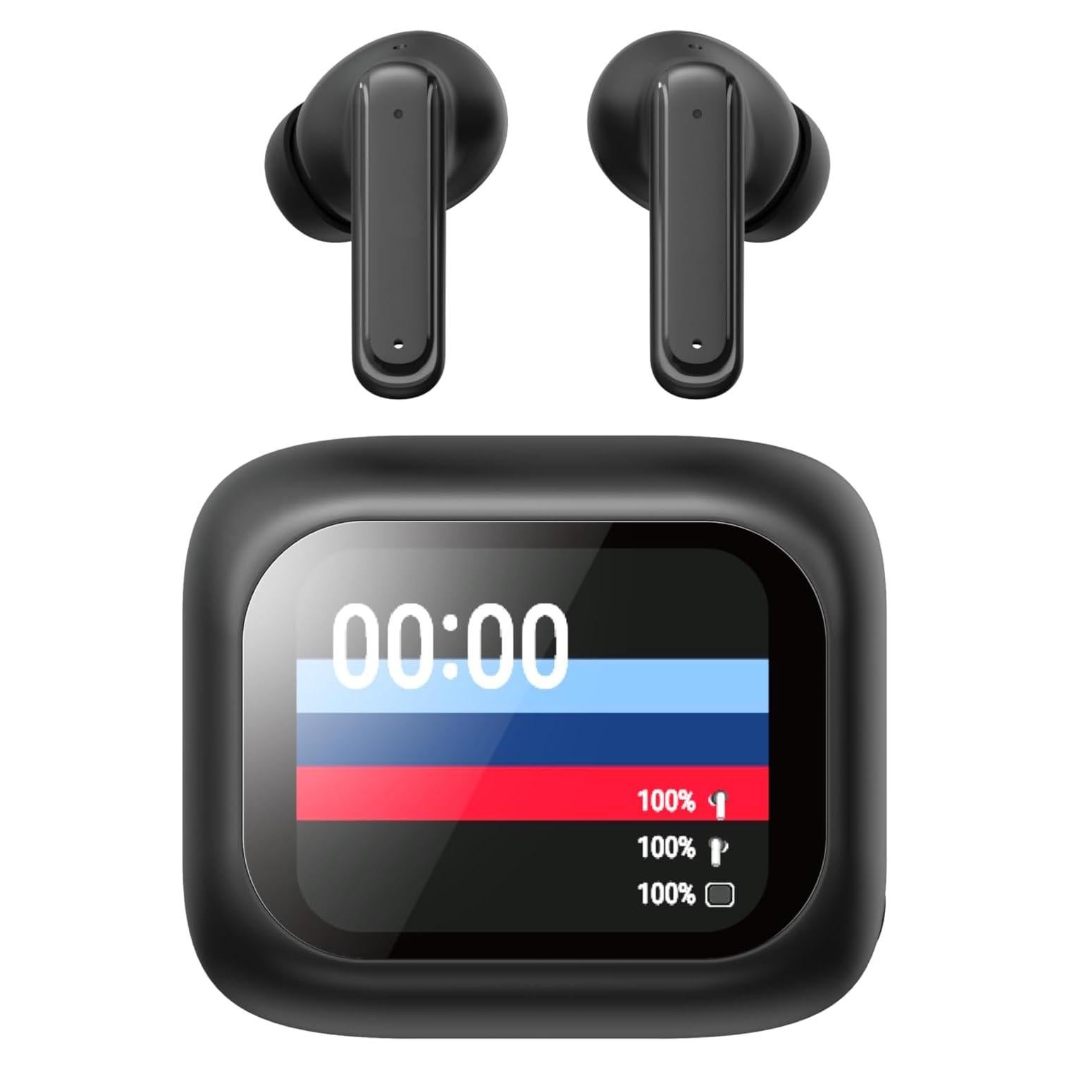 Auriculares Inalámbricos Verdaderos AT&T Mellow Vue Negro con Estuche