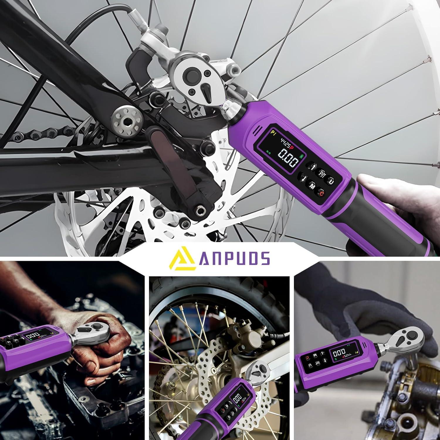 Llave de Torque Digital ANPUDS 3/8" 0.9-60 Nm Precisión ±1%