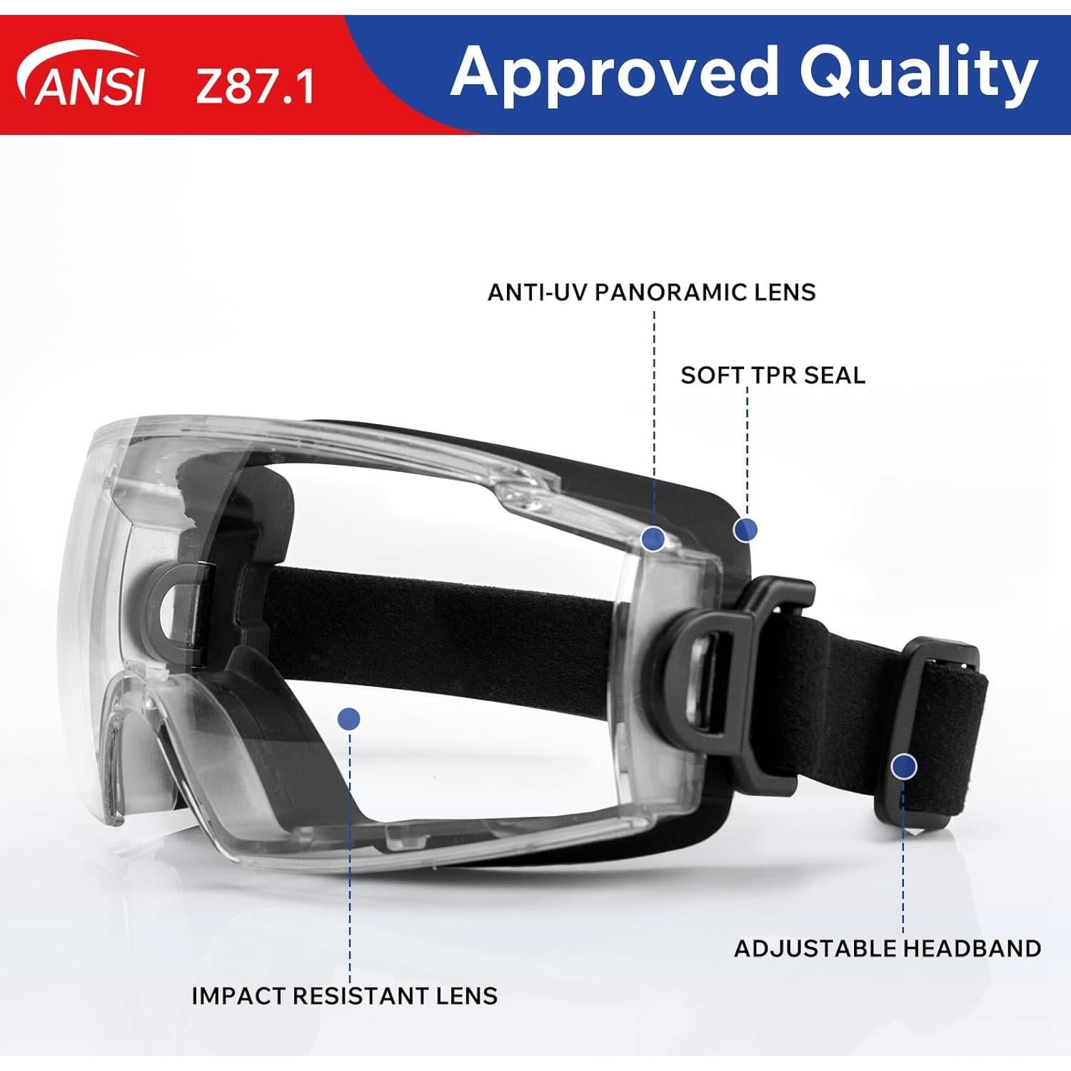 Gafas de Seguridad Antivaho 4-FQ - Certificadas ANSI Z87.1