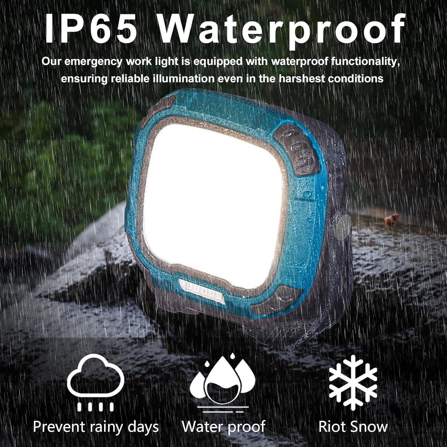 Luz de Trabajo LED Recargable DXSAWA 2500LM IP65 Plegable