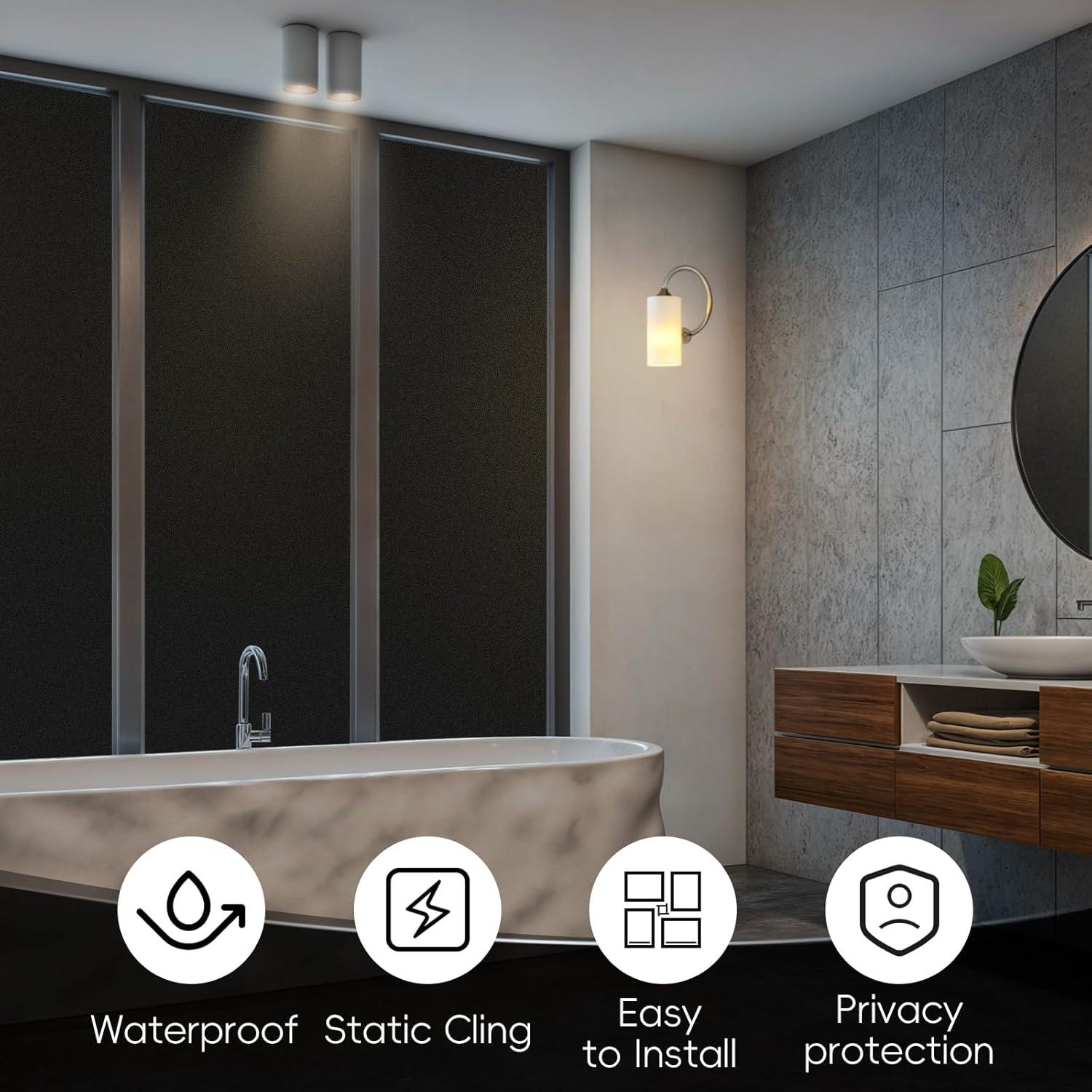 Película de Privacidad Total Blackout Qualsen 30x120cm