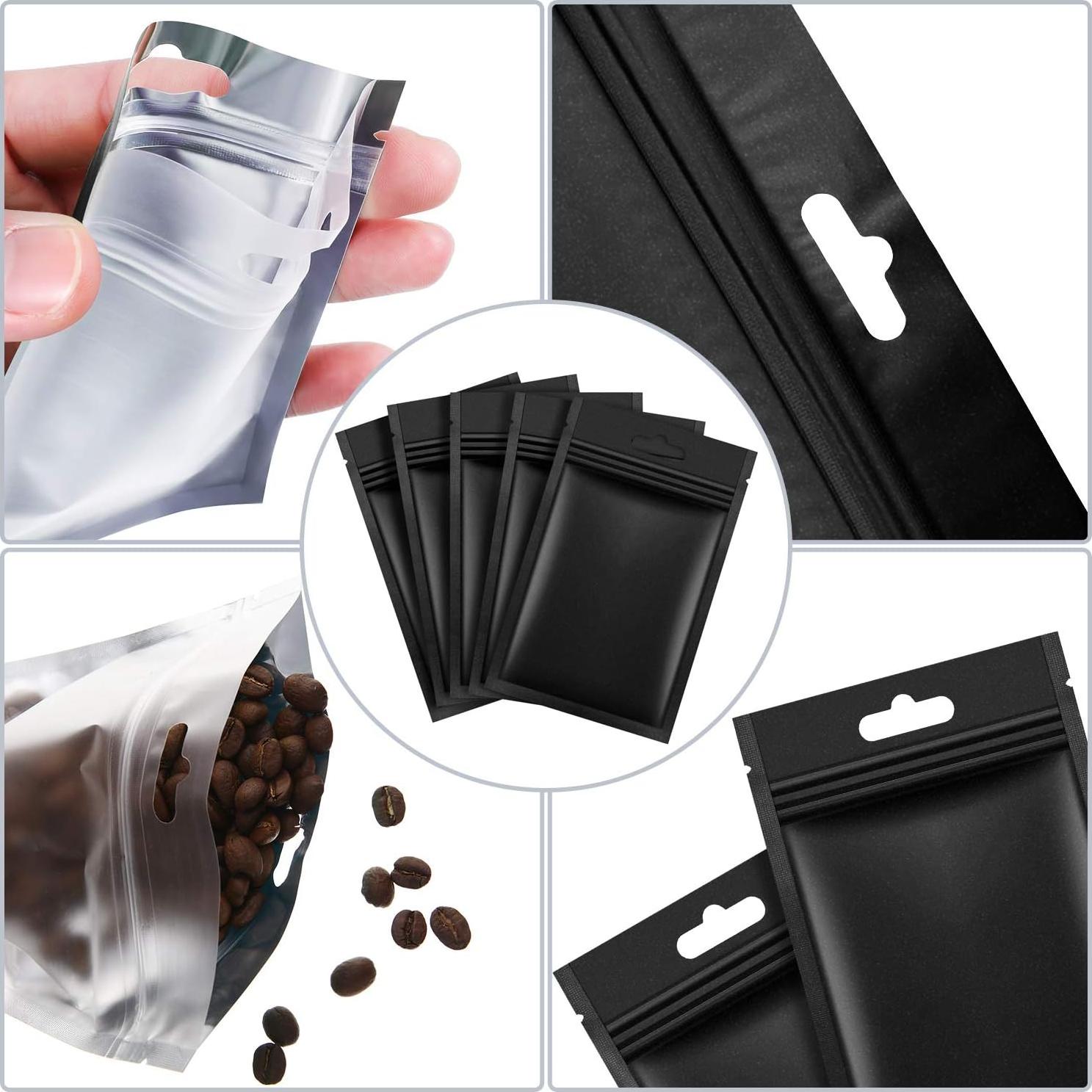 200 Bolsas de Cierre Aluminio Hestya 8x13 cm para Alimentos