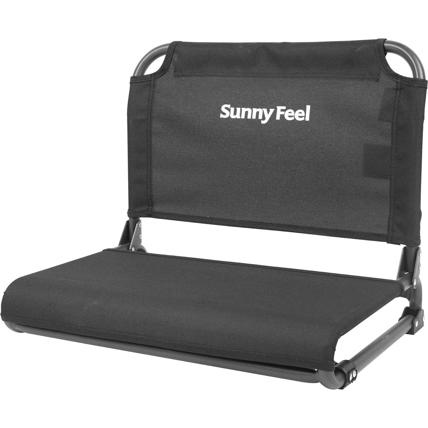 Asiento de Estadio Plegable SUNNYFEEL AC5776E Negro