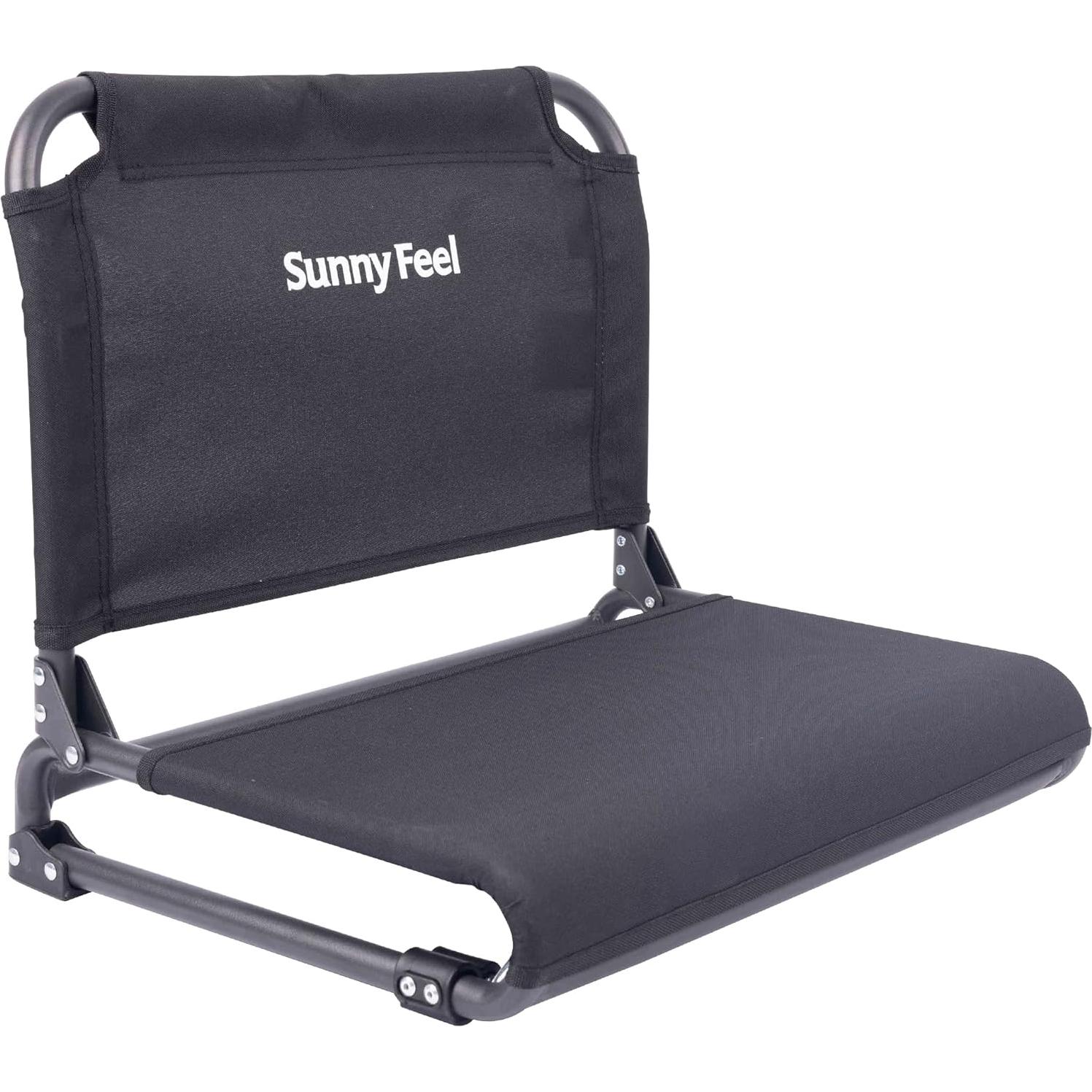 Asiento de Estadio Plegable SUNNYFEEL AC5776E Negro