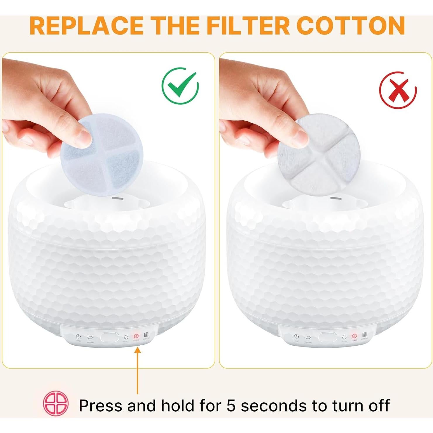 Fuente de Agua Inalámbrica LIFETAIL 1.8L para Gatos y Perros