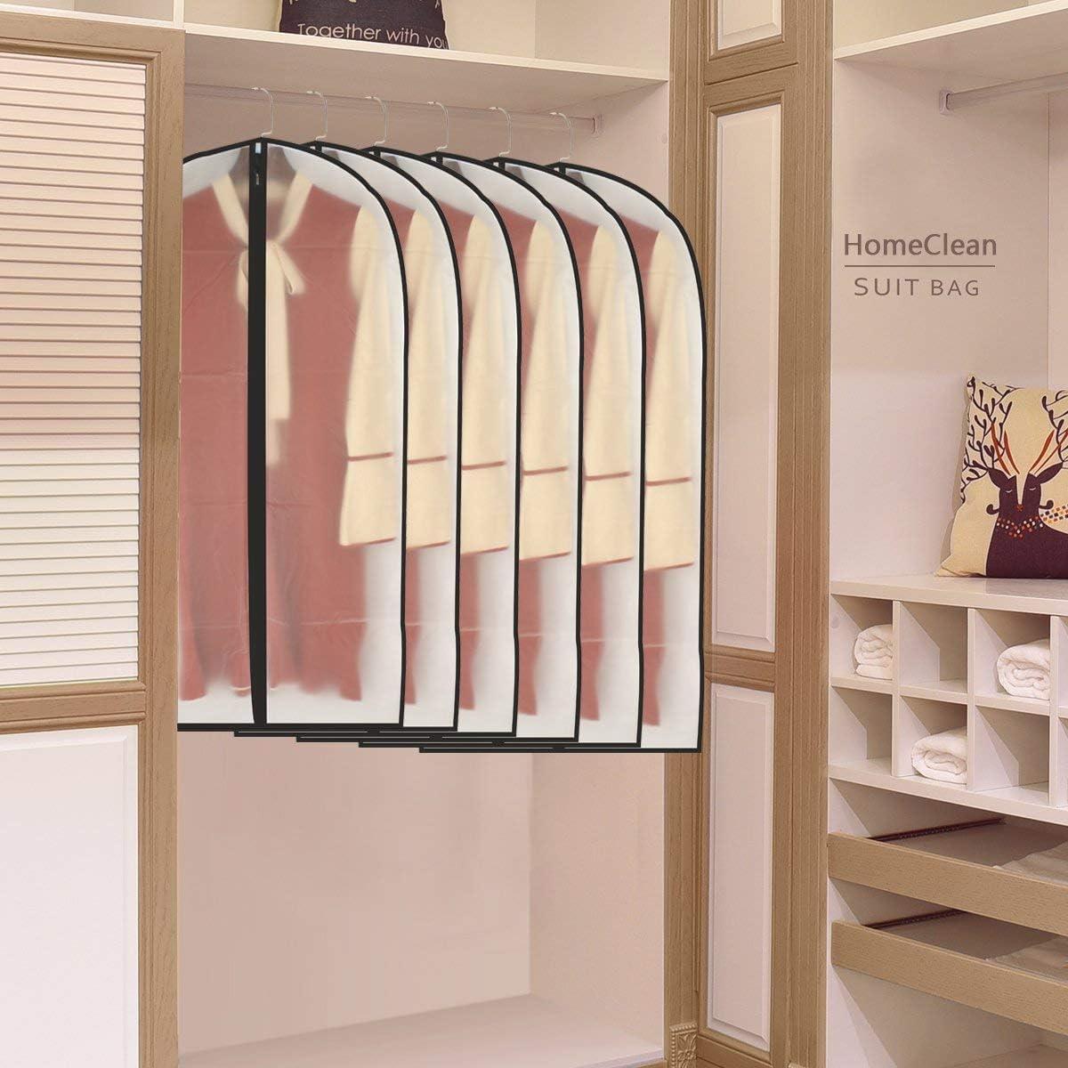 Bolsa para Prendas HomeClean 61x102 cm - Juego de 6, Negra