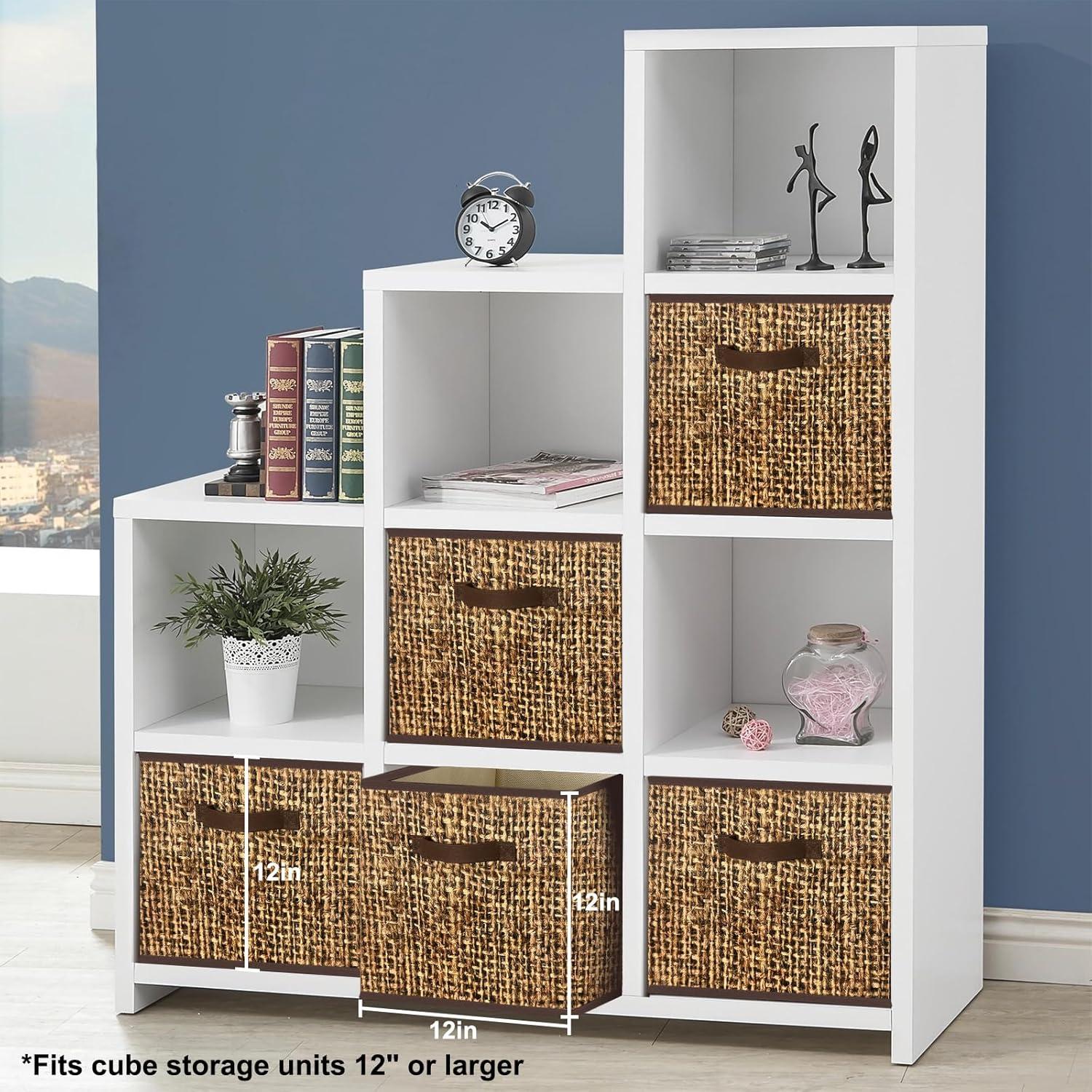 Cubos de Almacenamiento Homyfort 30.48 cm - Juego de 6 Plegables