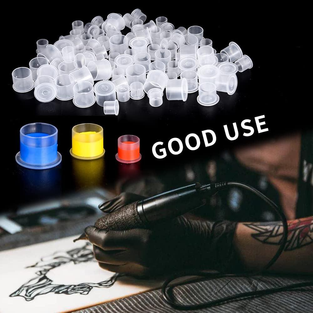 Tazas de Tinta para Tatuajes UPTATSUPPLY 1000pcs 11mm