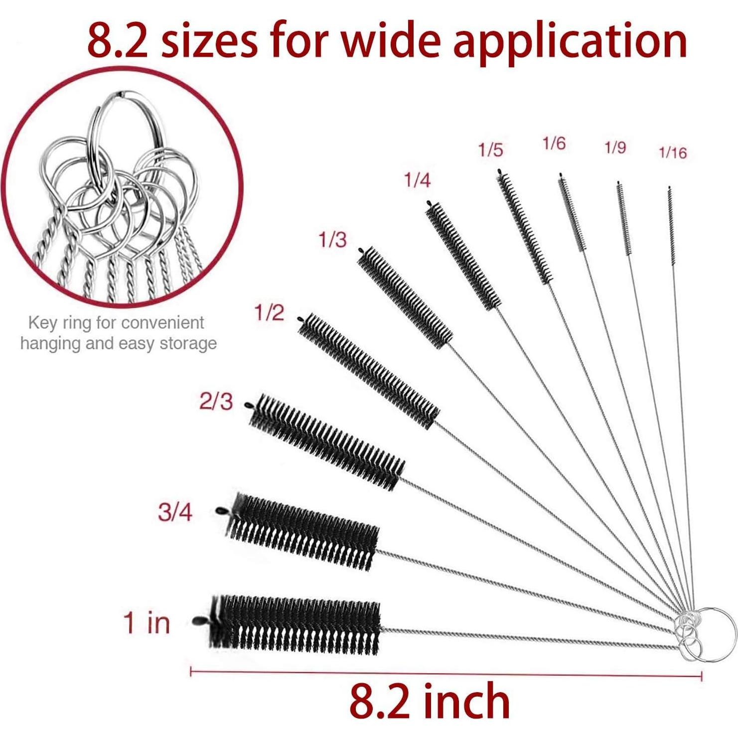 Cepillo Limpiador de Tubos DESIN - Juego de 10 Piezas 20.8 cm