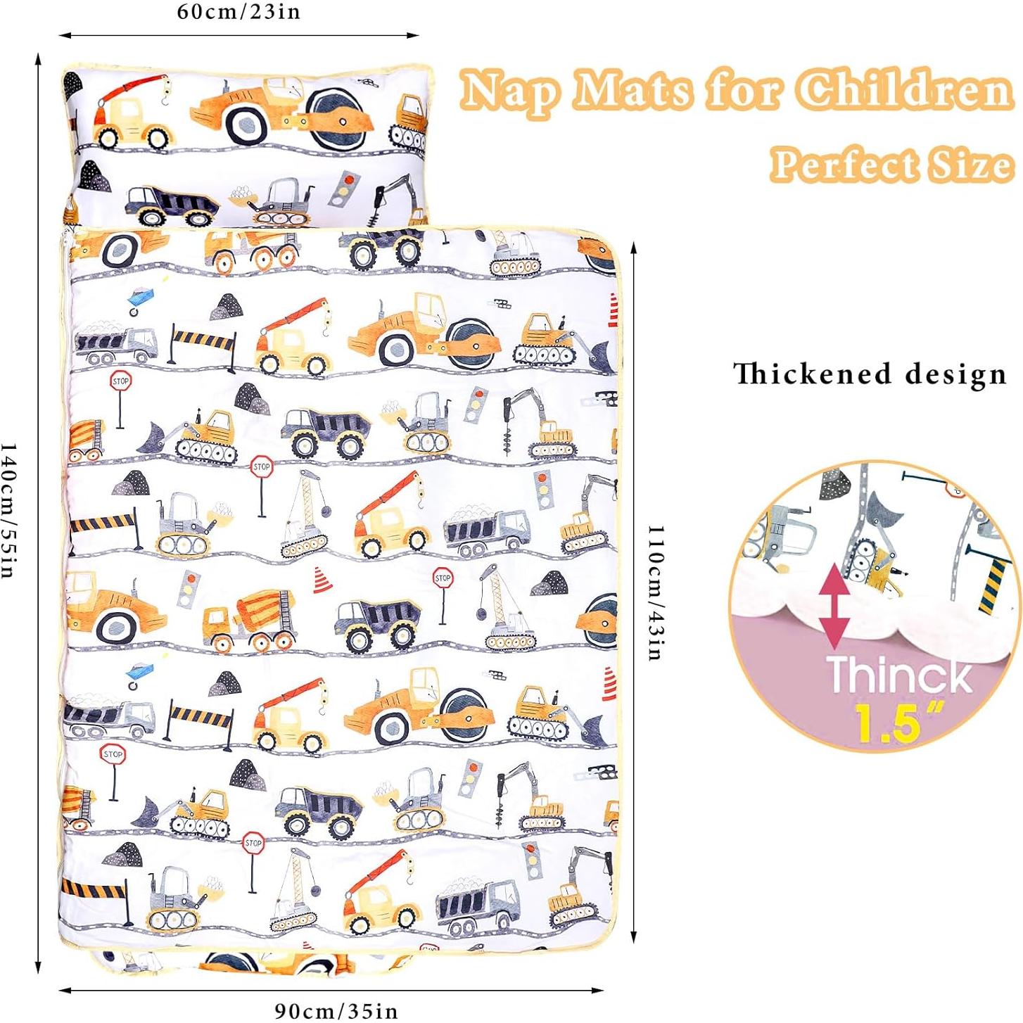 Alfombra de Siesta para Niños YR0009 con Almohada y Manta