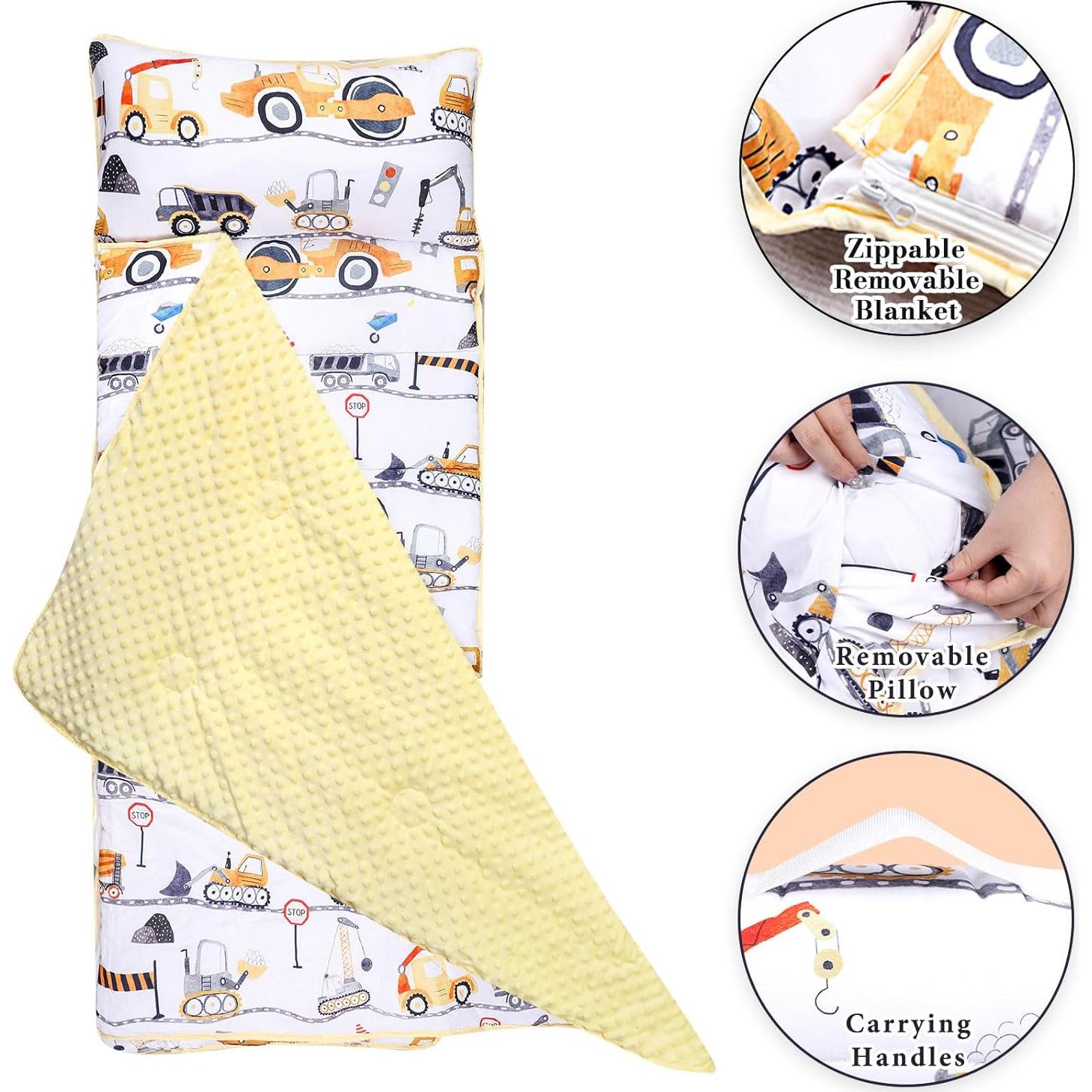 Alfombra de Siesta para Niños YR0009 con Almohada y Manta