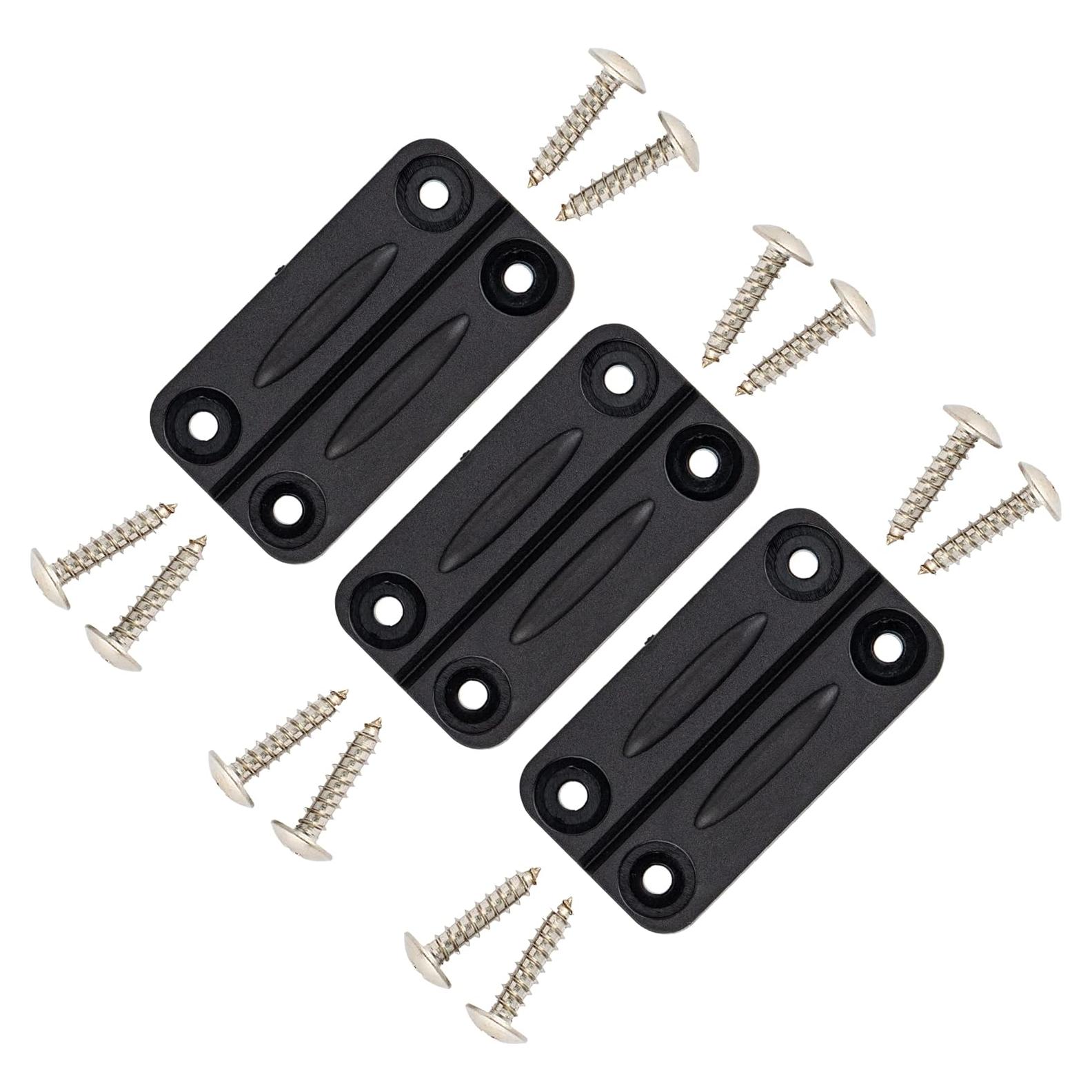 Paquete de 3 Bisagras NeverBreak para Enfriadores Igloo - Negro