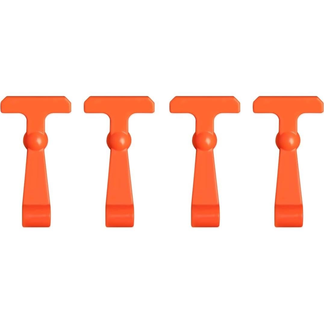 4 Pestillos de Refrigerador Ciuouient Alta Resistencia Naranja
