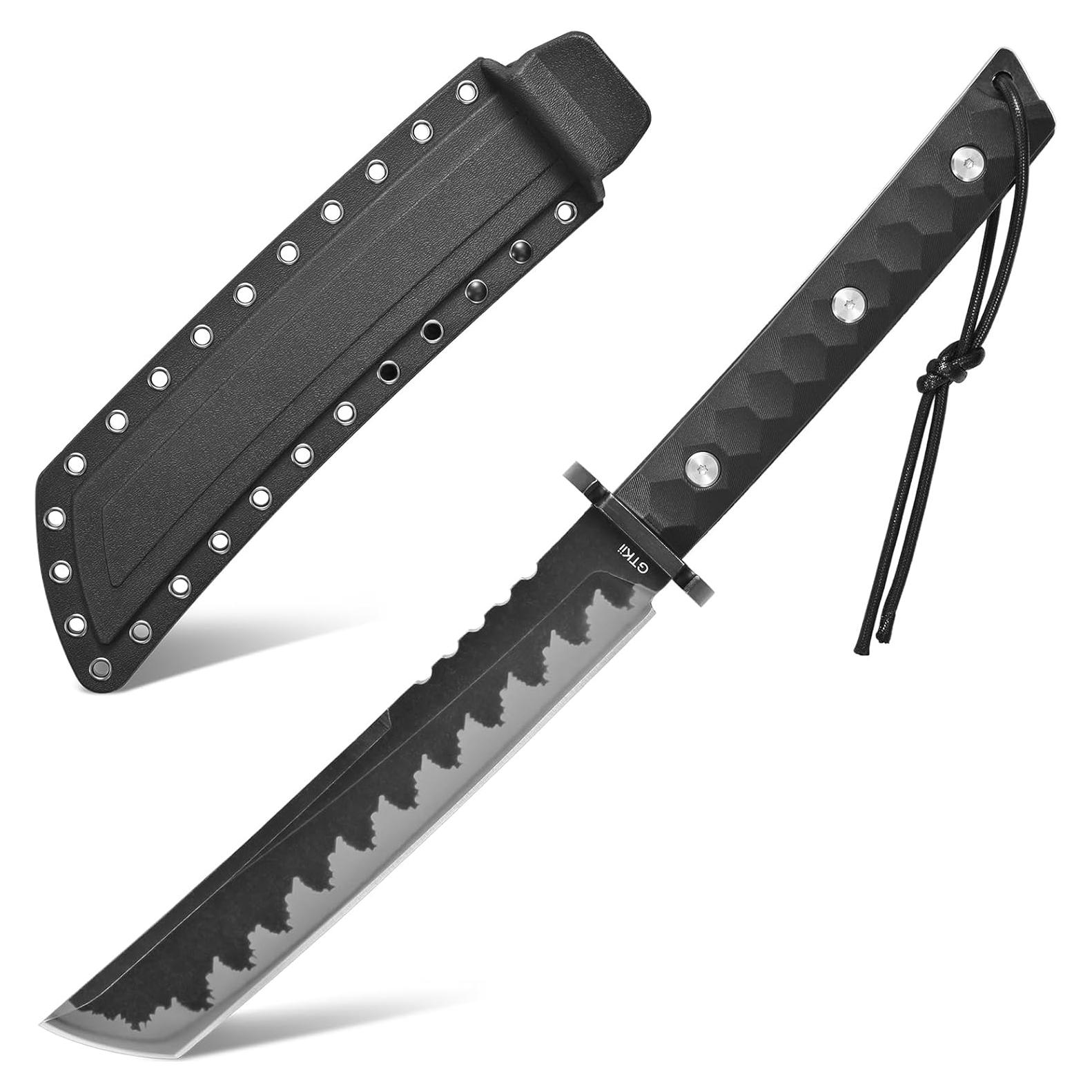 Cuchillo Fijo Gtkii GTK33 Acero AUS-10 Mango Nylon 39 cm