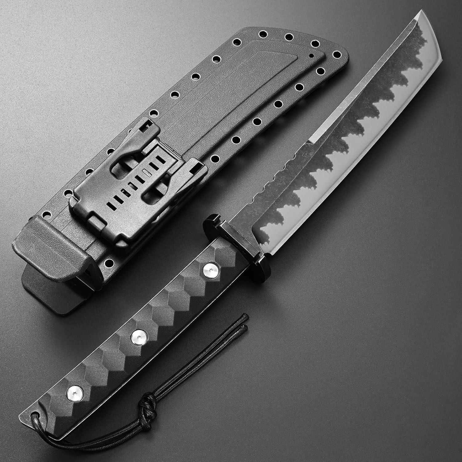 Cuchillo Fijo Gtkii GTK33 Acero AUS-10 Mango Nylon 39 cm
