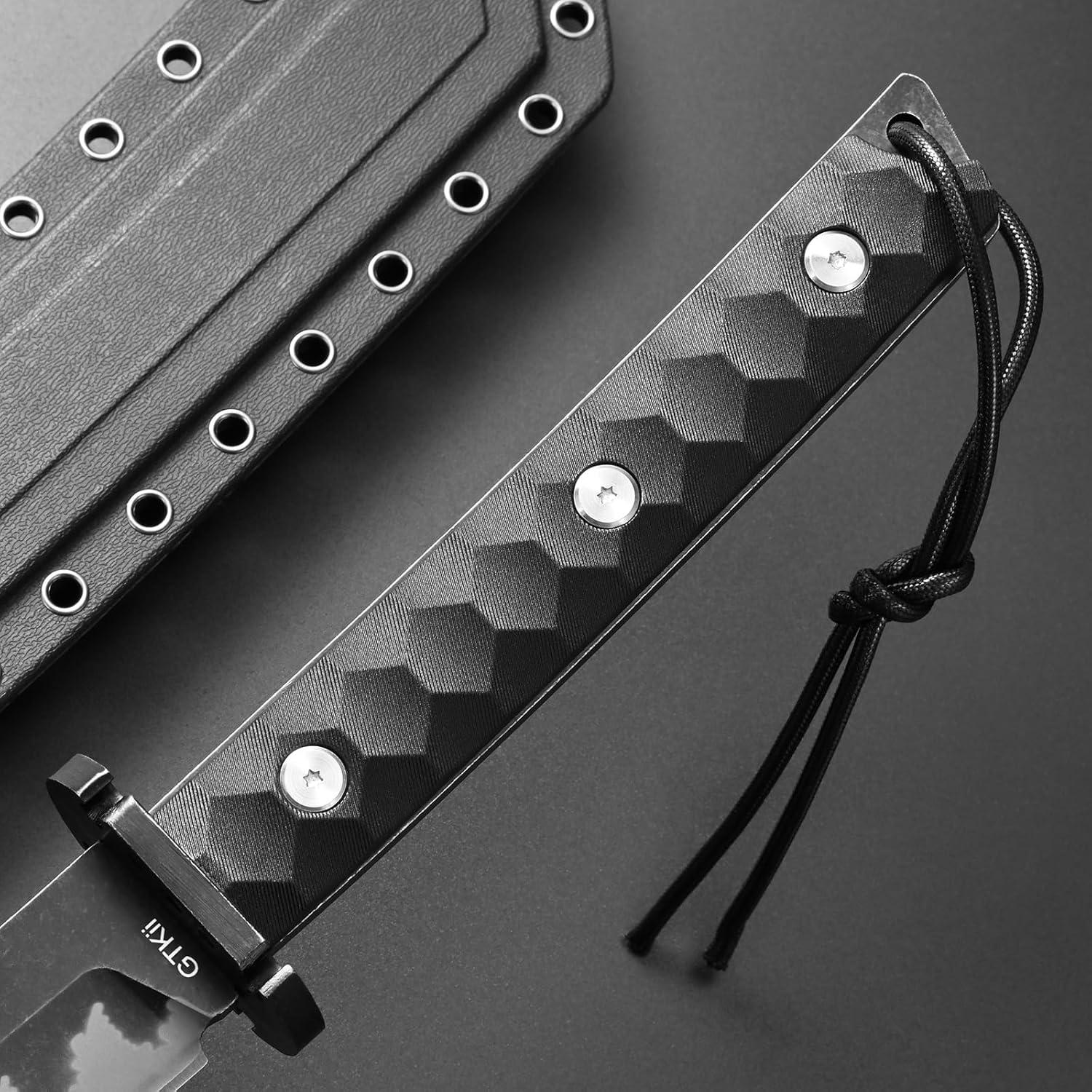 Cuchillo Fijo Gtkii GTK33 Acero AUS-10 Mango Nylon 39 cm