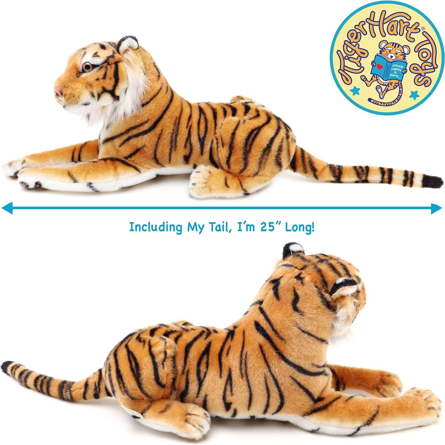 Animal de Peluche Tigre Malayo VIAHART 43.2 cm Suave