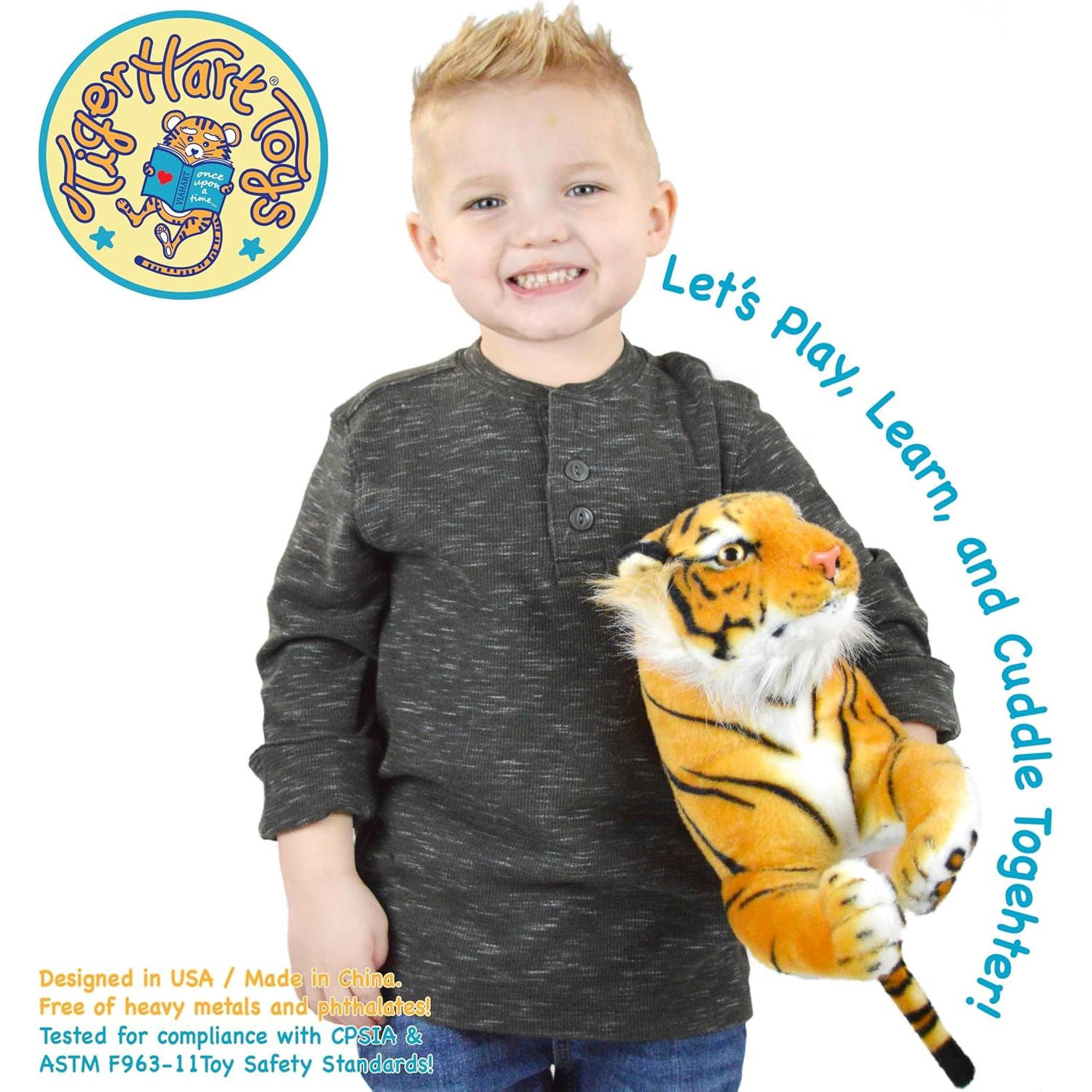 Animal de Peluche Tigre Malayo VIAHART 43.2 cm Suave