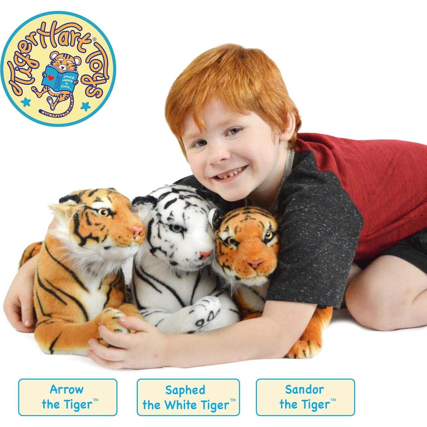 Animal de Peluche Tigre Malayo VIAHART 43.2 cm Suave