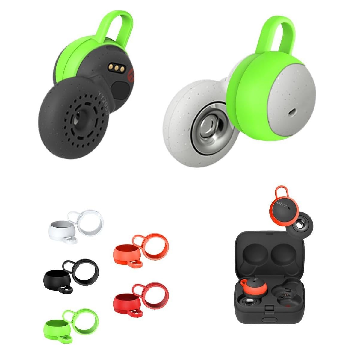 5 Pairs Anti Slip Ear Cover for Sony LinkBuds Ear Hook Earbuds Cover for Sony Earbuds Replacement Fit LinkBuds Case Wing Tips