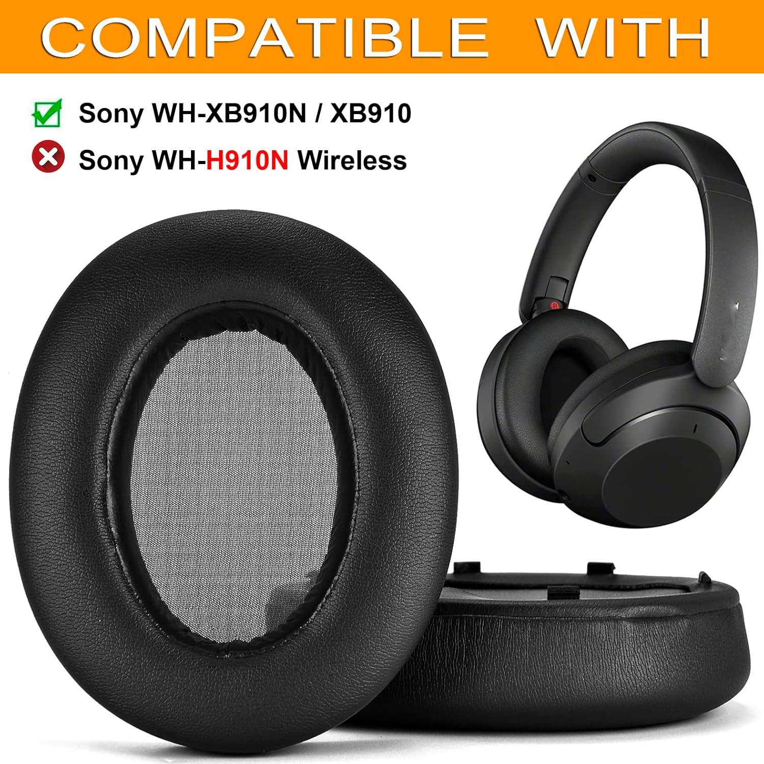 Cojines de Reemplazo para Auriculares Sony WH-XB910N Negro