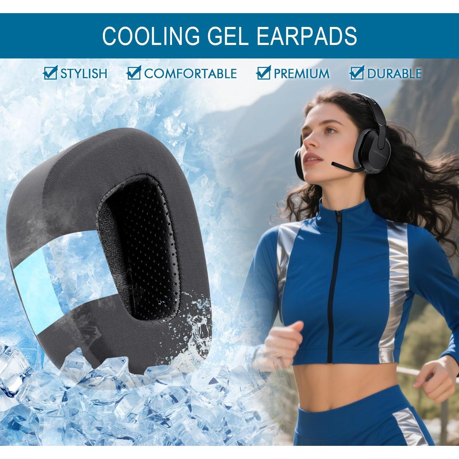 Almohadillas de Gel Refrigerante GVOEARS para Auriculares Turtle Beach