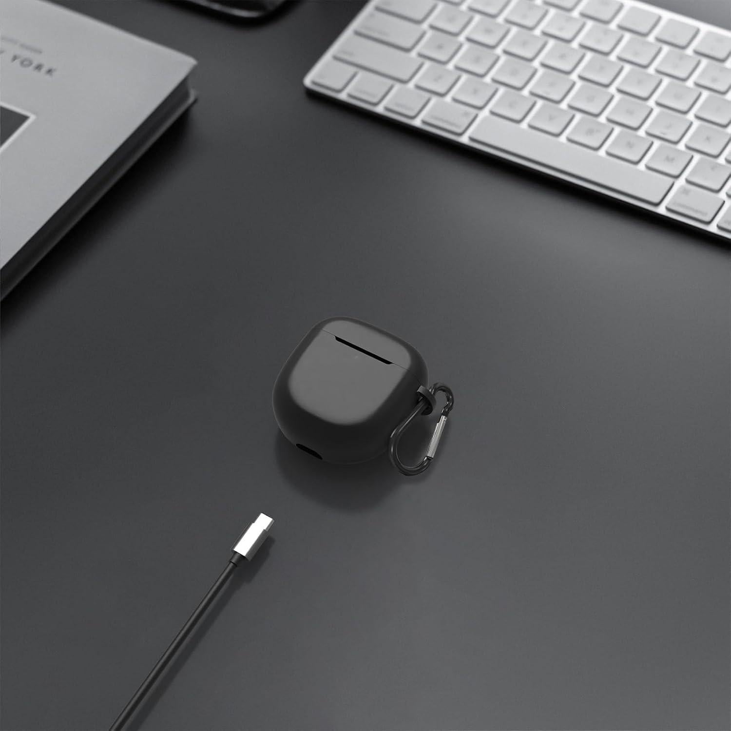 Funda de Silicona GEEKRIA para Auriculares Bose QC II - Negro