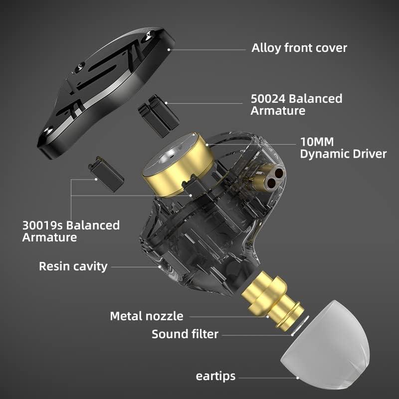 Auriculares In-Ear KZ ZS10 PRO X HiFi 1DD+4BA 60g