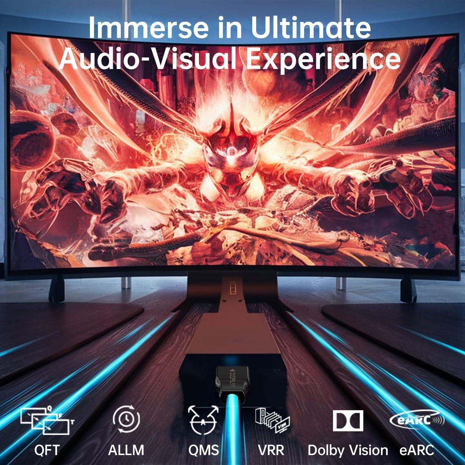 Cable HDMI 8K de fibra óptica YSerendept 5m 48Gbps CL3