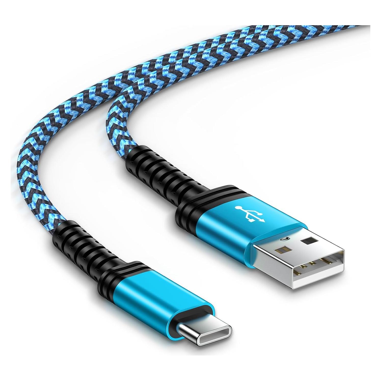 Cable USB C a USB A 3m Rápido HopePow para Samsung y iPhone