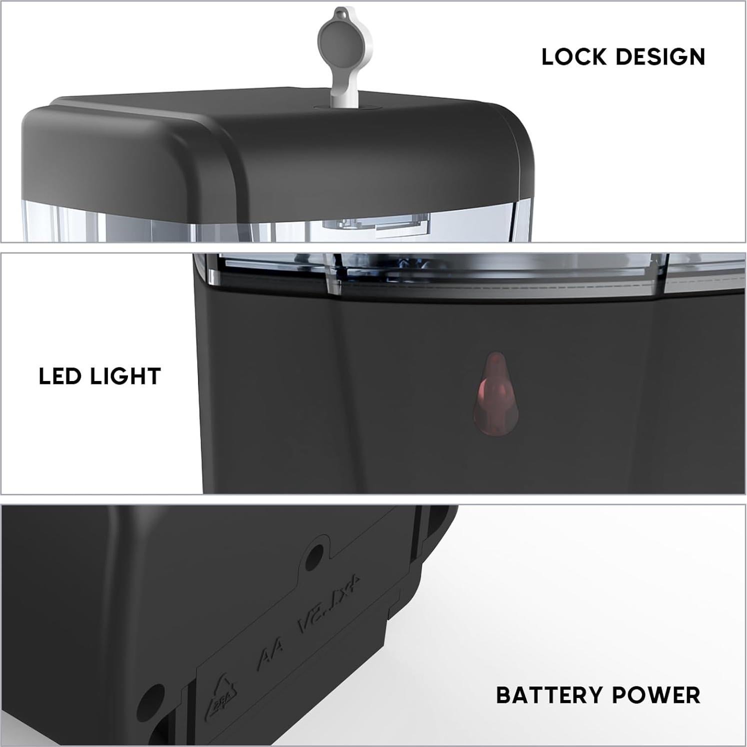 Dispensador de Jabón Automático PLUSSEN 600ml Sin Contacto