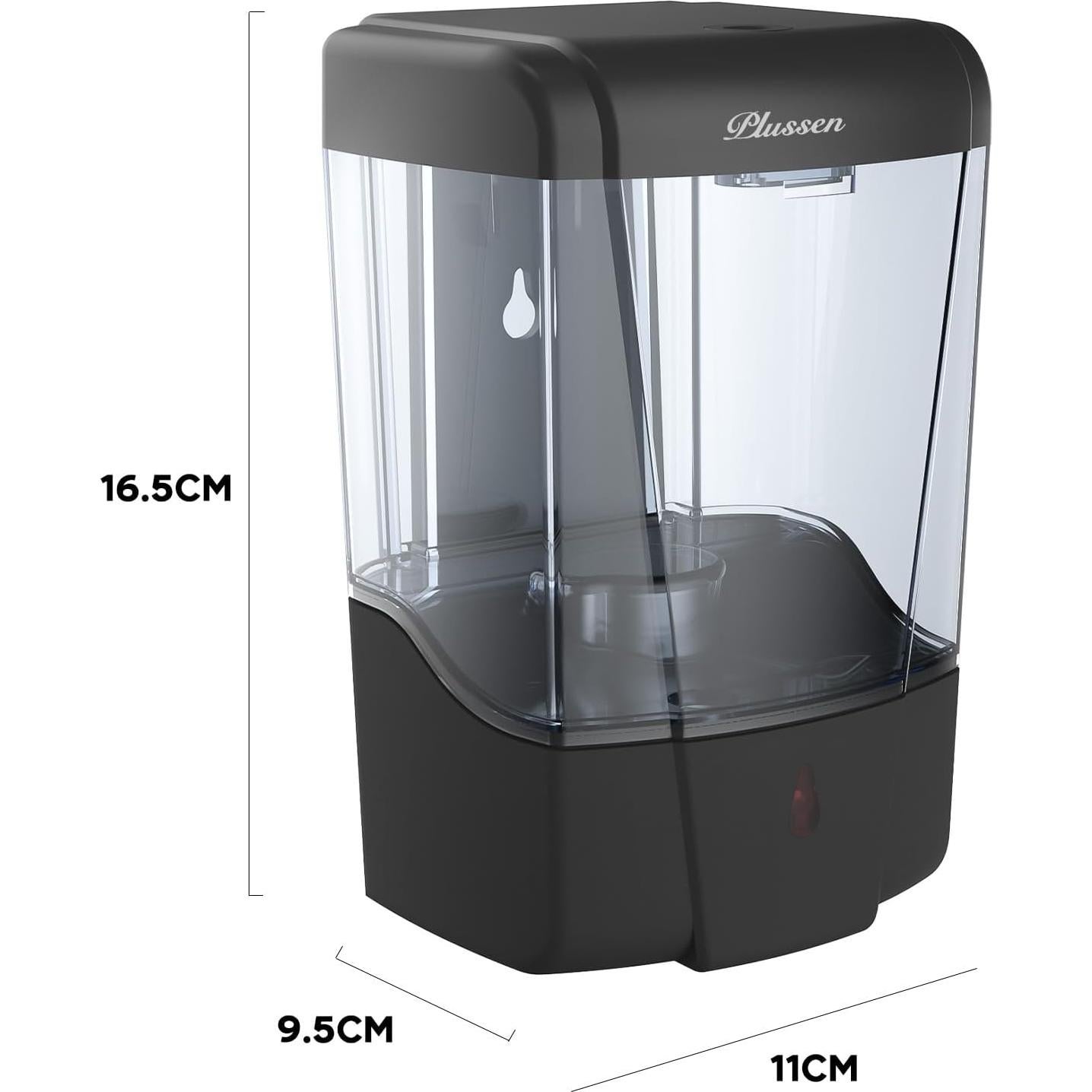 Dispensador de Jabón Automático PLUSSEN 600ml Sin Contacto