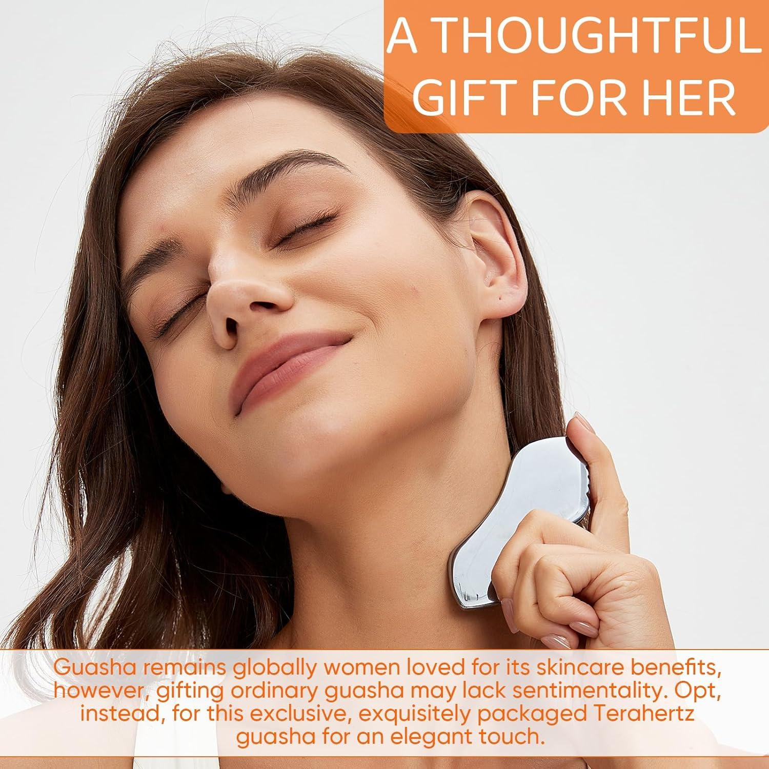 Juego de Herramientas Faciales Gua Sha Terahertz 2 Piezas