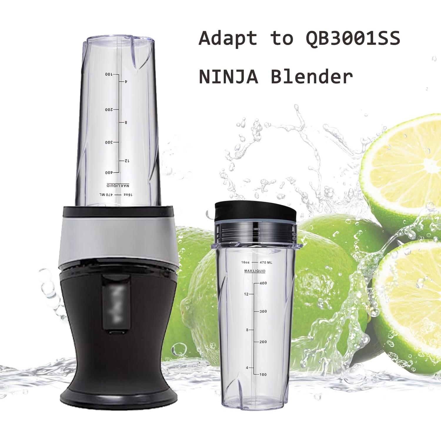 Tazas de Reemplazo Ninja QB3000SS QB3001SS 16oz 0.47L - 2 Paquetes