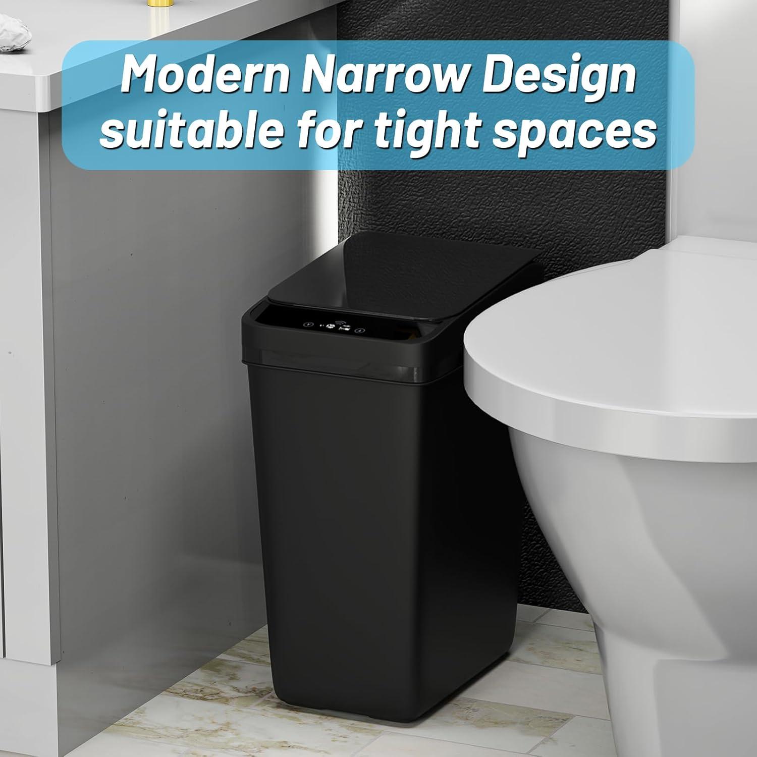 Basurero Automático Procade 2 Pack 4 Gal y 2.5 Gal Negro