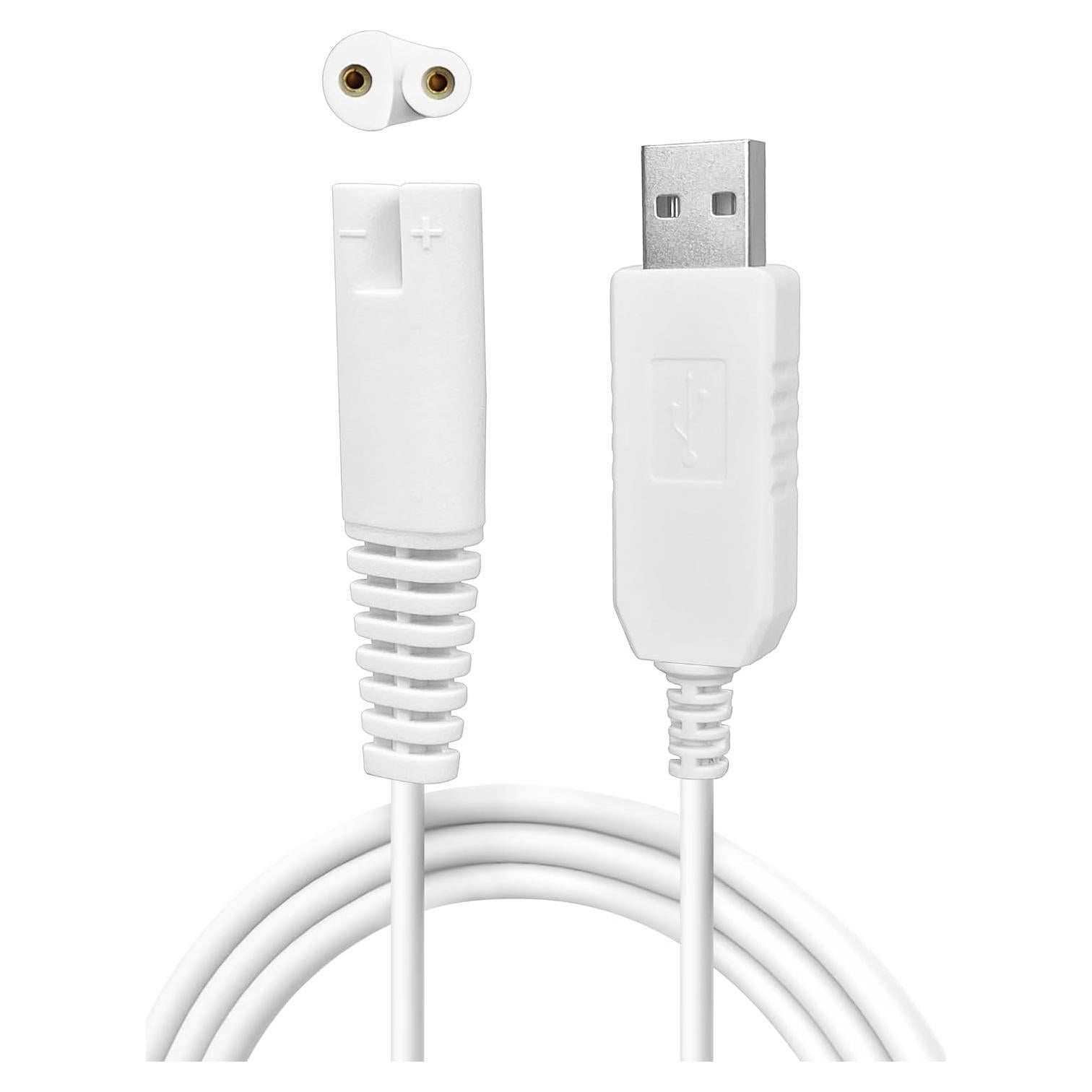 Cable de Carga USB Waterpik 1.8m 3V Compatible WP360 WP440