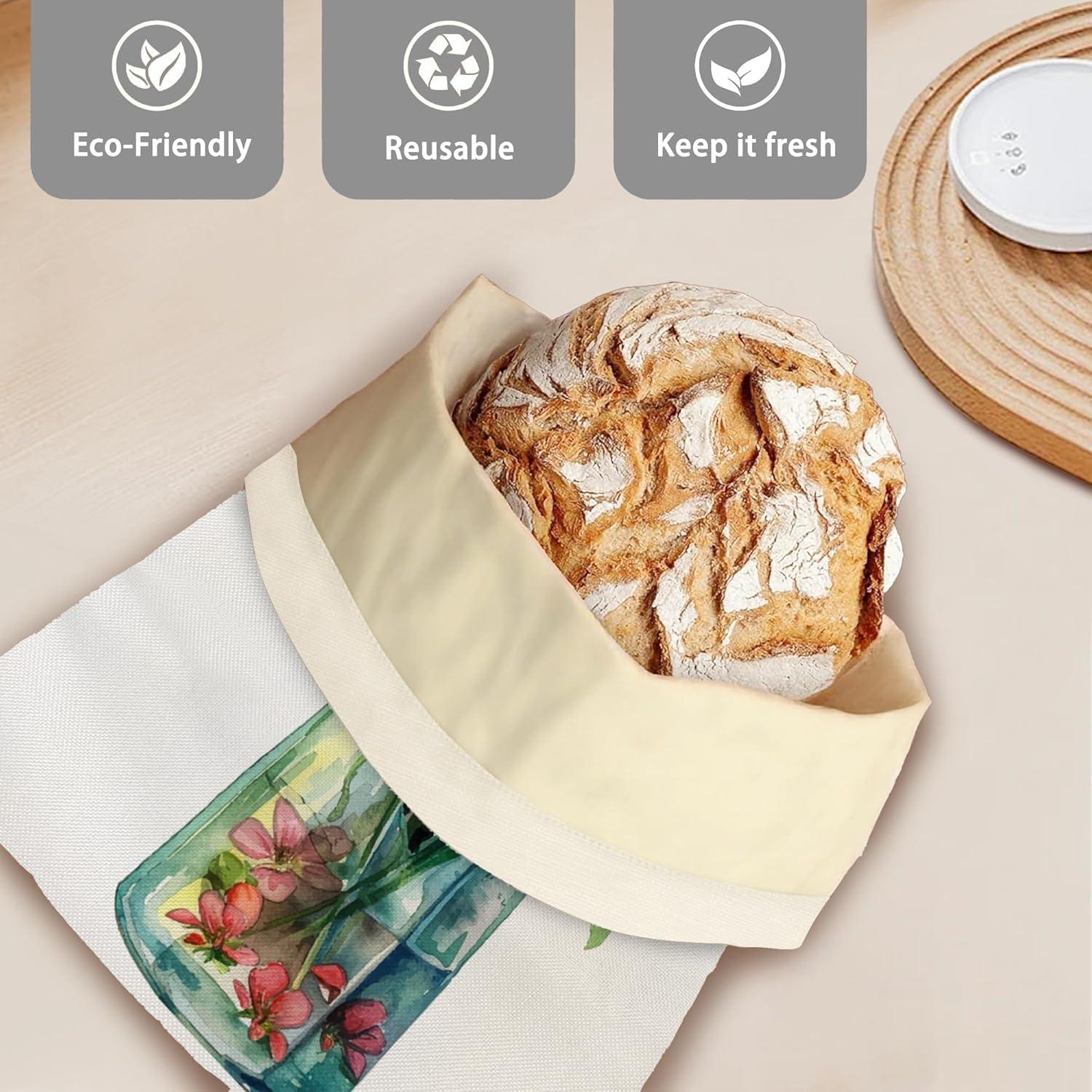 Bolsas de Pan de Cera de Abeja SINENRY 2 Unidades 33x43 cm