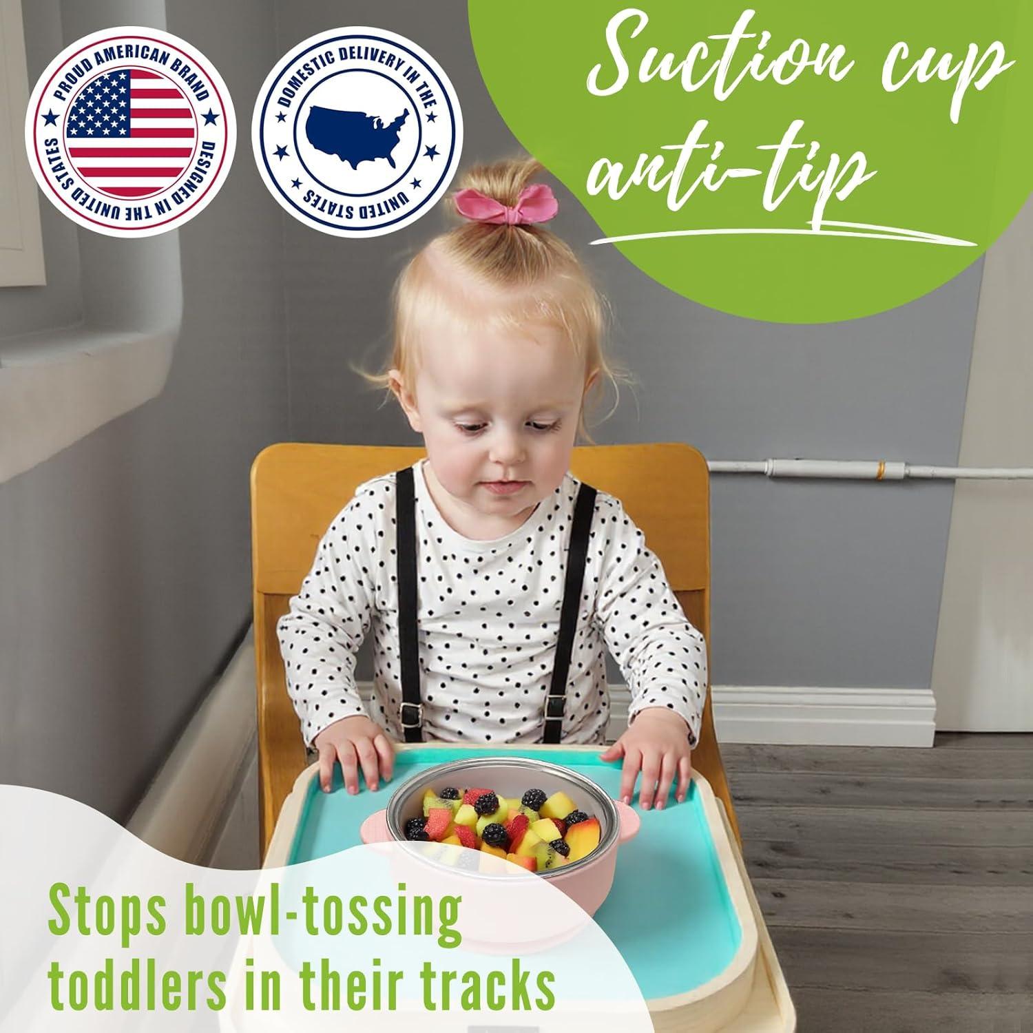 Cuenco de Succión OKAY ORANGE 14cm Acero Inoxidable Amarillo