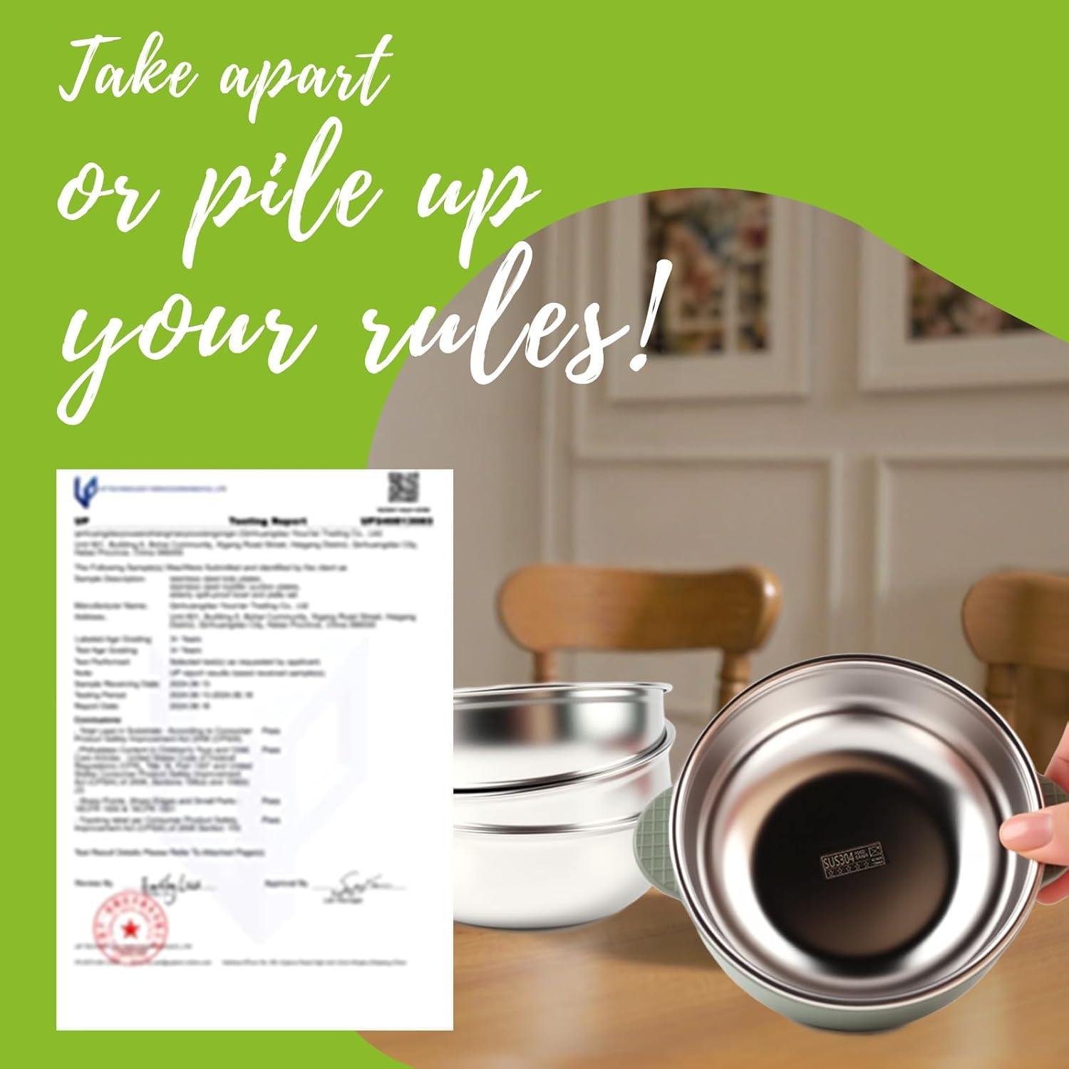 Cuenco de Succión OKAY ORANGE 14cm Acero Inoxidable Amarillo