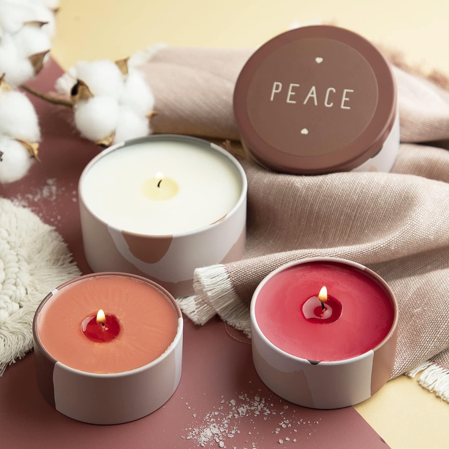 Tarros de Lata Hearth & Harbor para Hacer Velas - 12 Piezas