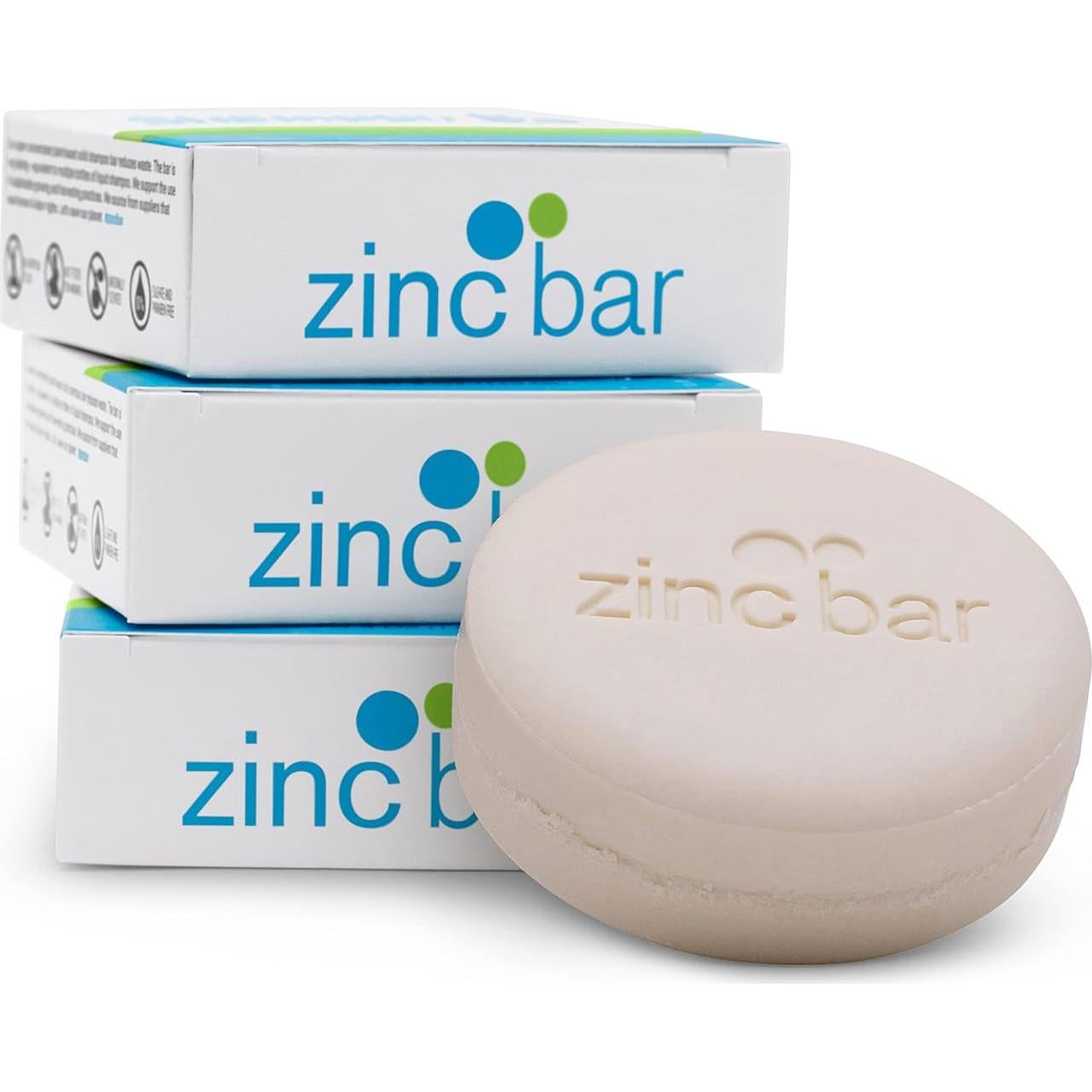 Champú Sólido DermaHarmony 2% Zinc Pyrithione Menta 113g