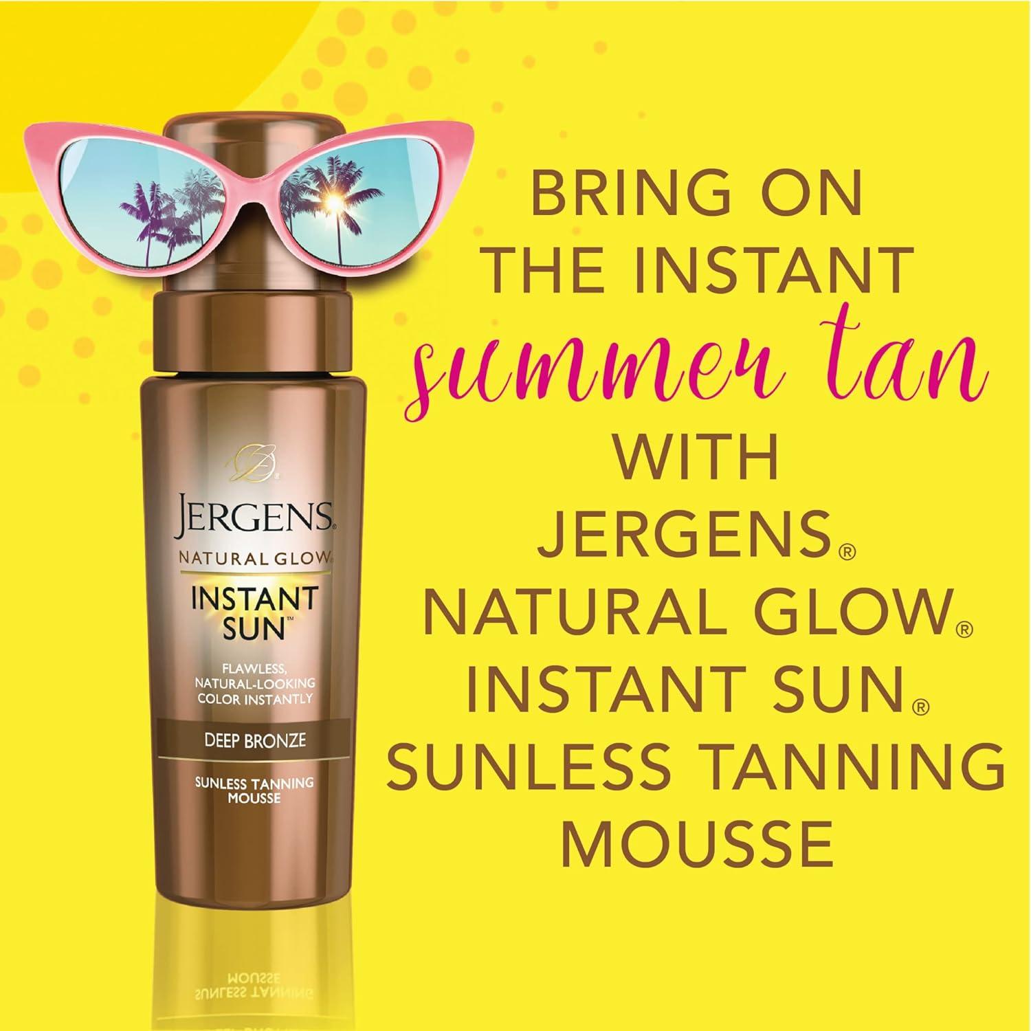 Mousse Autobronceador Jergens Natural Glow 170 ml Bronce Profundo